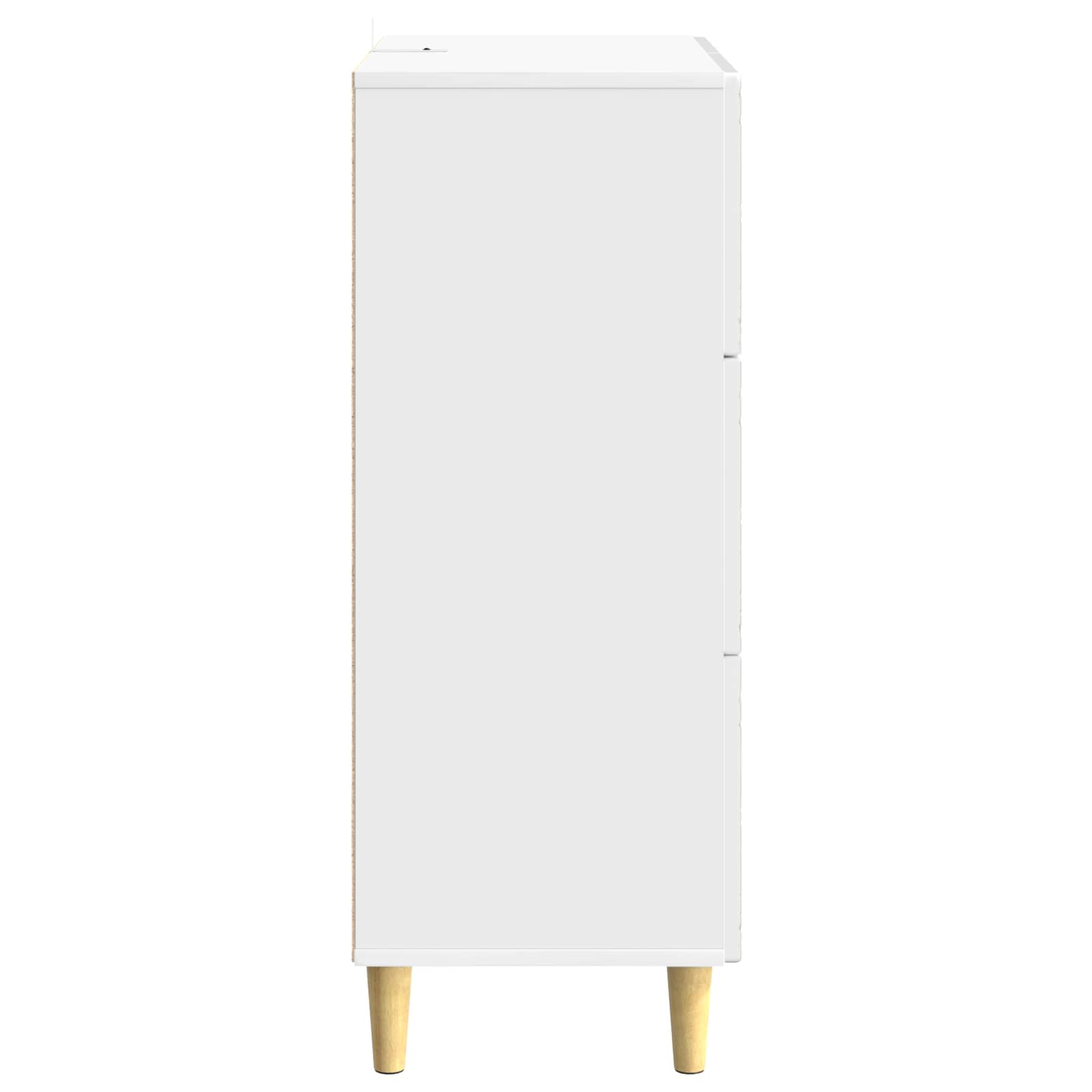 Ladenkast Hoogglans Wit 33 x 34,5 x 90 cm Bewerkt hout – afbeelding 6
