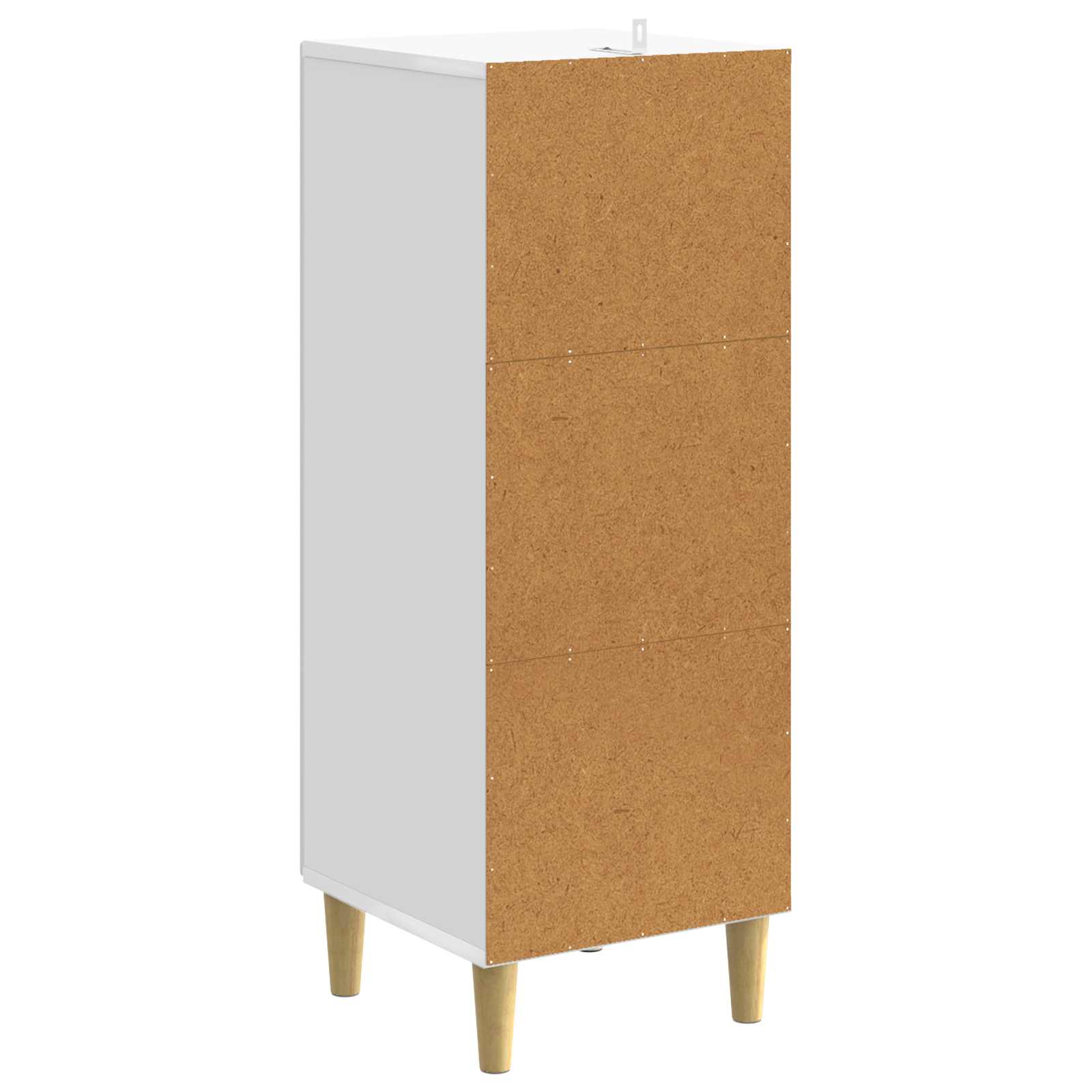 Ladenkast Hoogglans Wit 33 x 34,5 x 90 cm Bewerkt hout – afbeelding 7