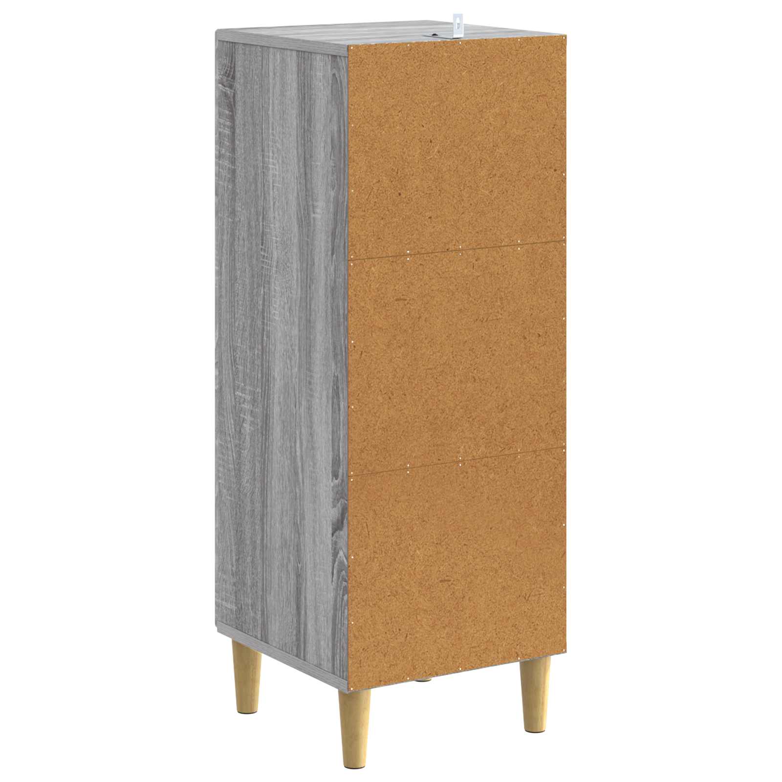 Ladenkast Grijs Sonoma 33 x 34,5 x 90 cm Bewerkt hout – afbeelding 7