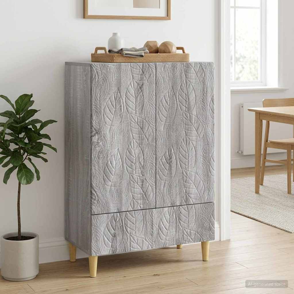 Dressoir Grijs Sonoma 66 x 34,5 x 95 cm Bewerkt hout