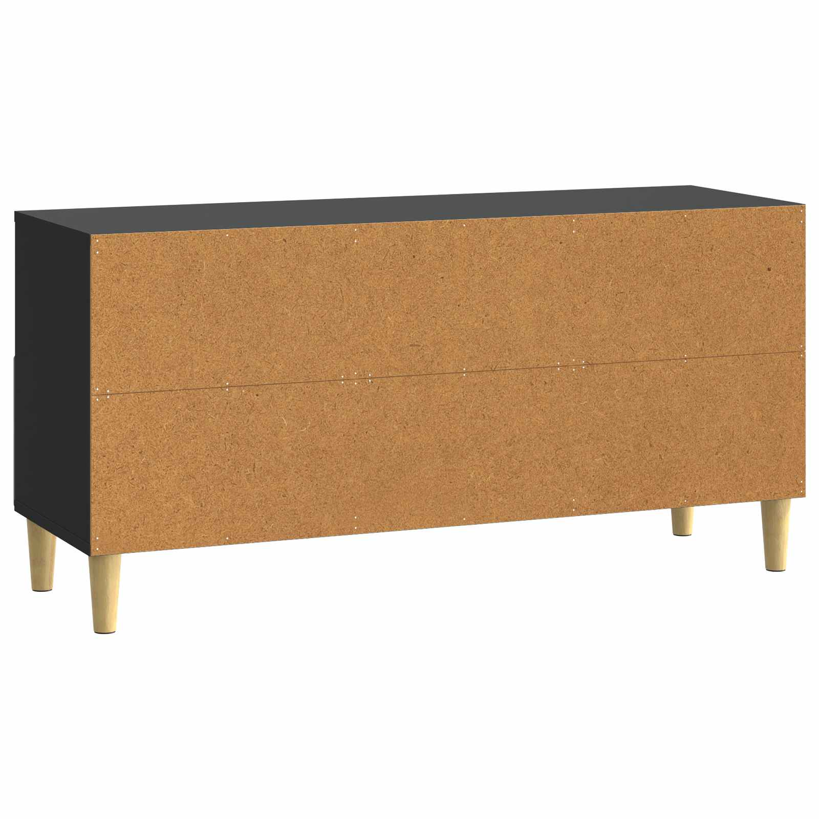 TV-kast 102 x 34,5 x 50 cm Zwart Bewerkt hout – afbeelding 7