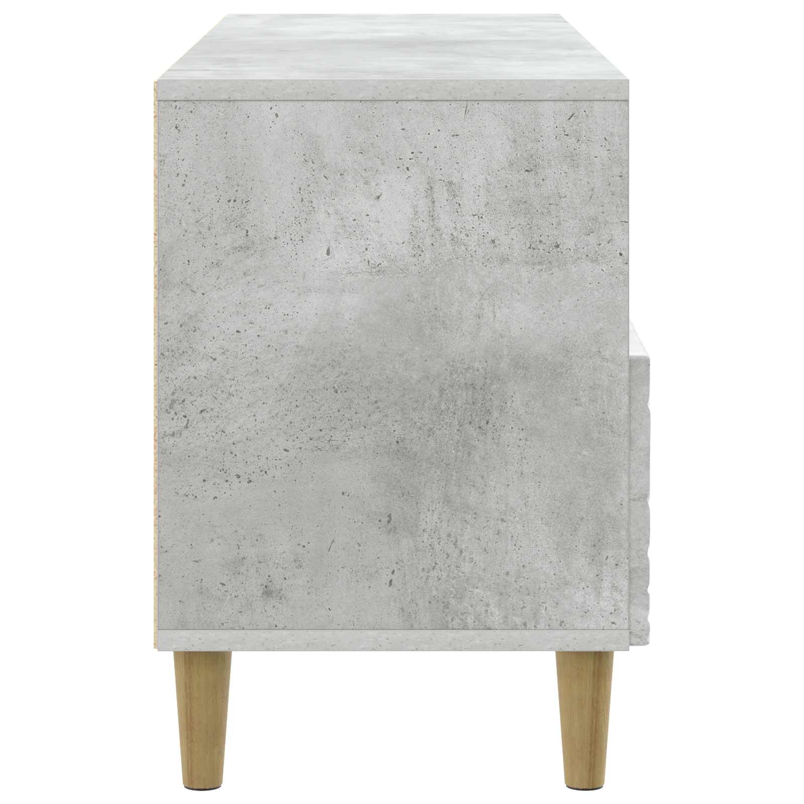 TV-kast 102 x 34,5 x 50 cm Betongrijs Bewerkt hout – afbeelding 6