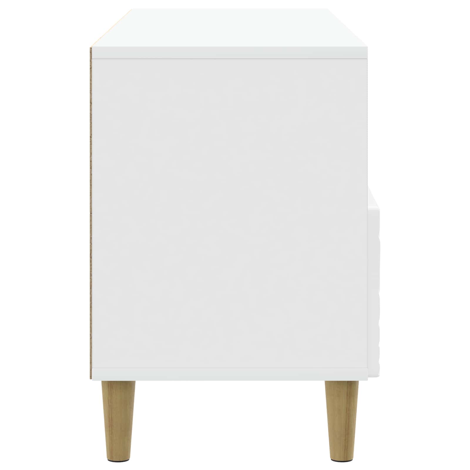 TV-kast 102 x 34,5 x 50 cm Hoogglans Wit Bewerkt hout – afbeelding 6