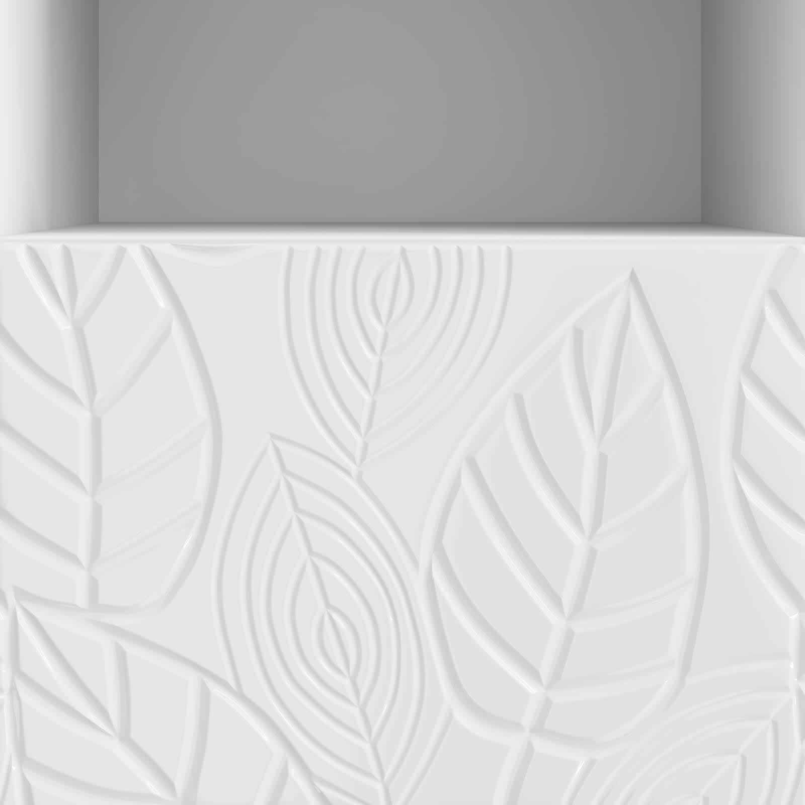 TV-kast 102 x 34,5 x 50 cm Hoogglans Wit Bewerkt hout – afbeelding 9