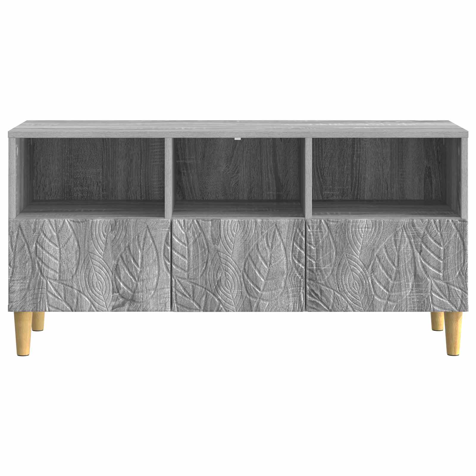 TV-kast 102 x 34,5 x 50 cm Grijs Sonoma Bewerkt hout – afbeelding 5