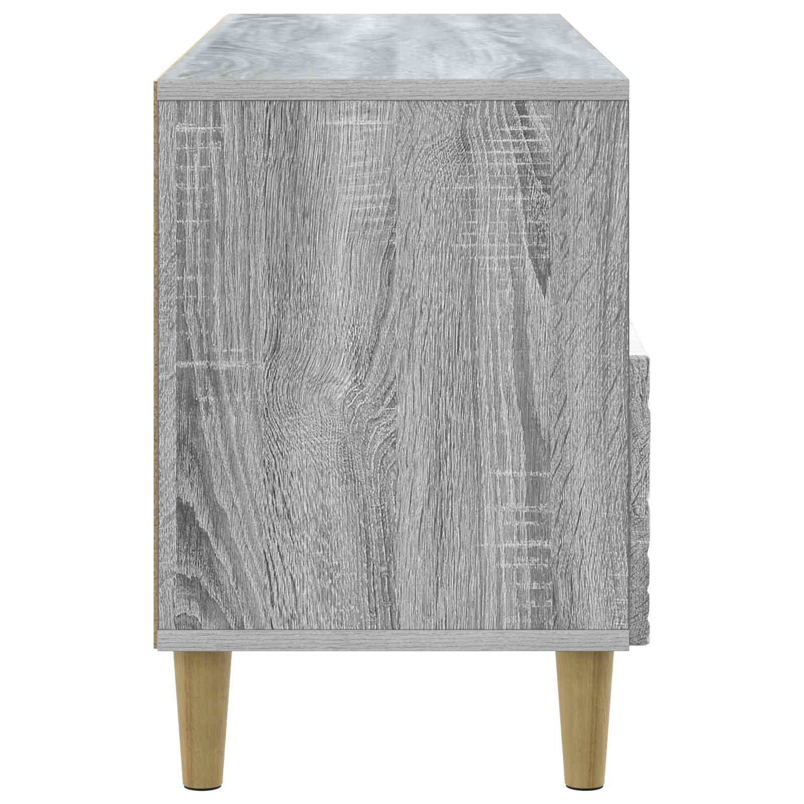 TV-kast 102 x 34,5 x 50 cm Grijs Sonoma Bewerkt hout – afbeelding 6