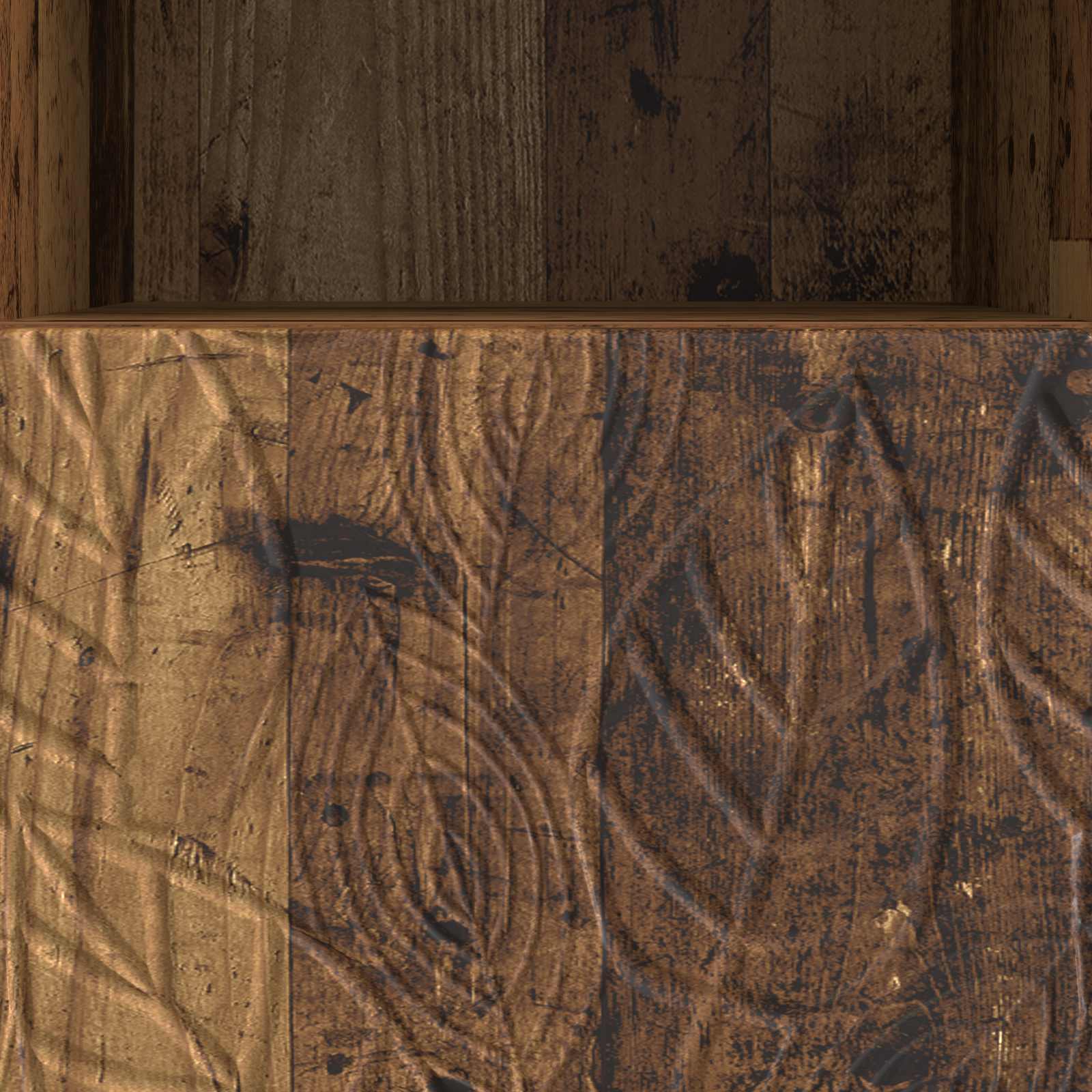 TV-kast 102 x 34,5 x 50 cm Oud hout Bewerkt hout – afbeelding 9