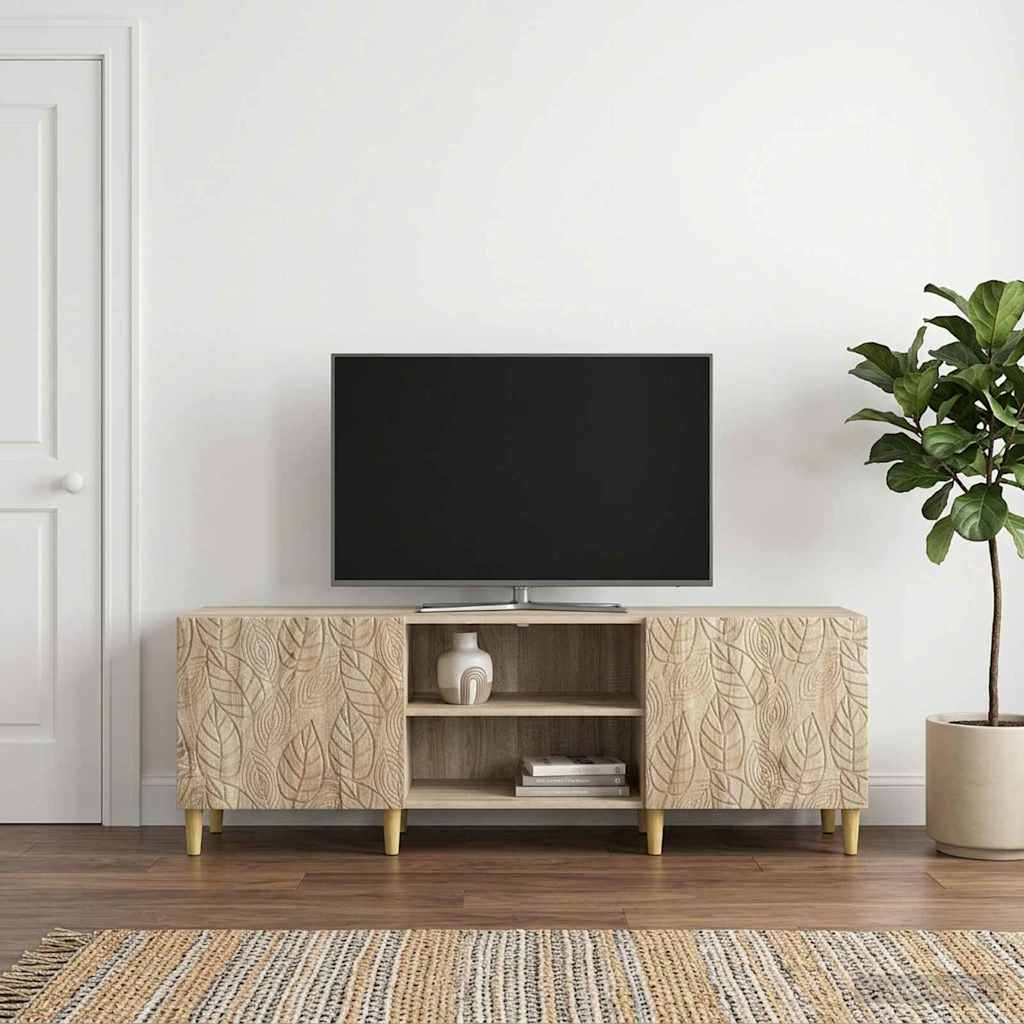 TV-kast 150 x 31 x 50 cm Sonoma Eiken Bewerkt hout – afbeelding 3