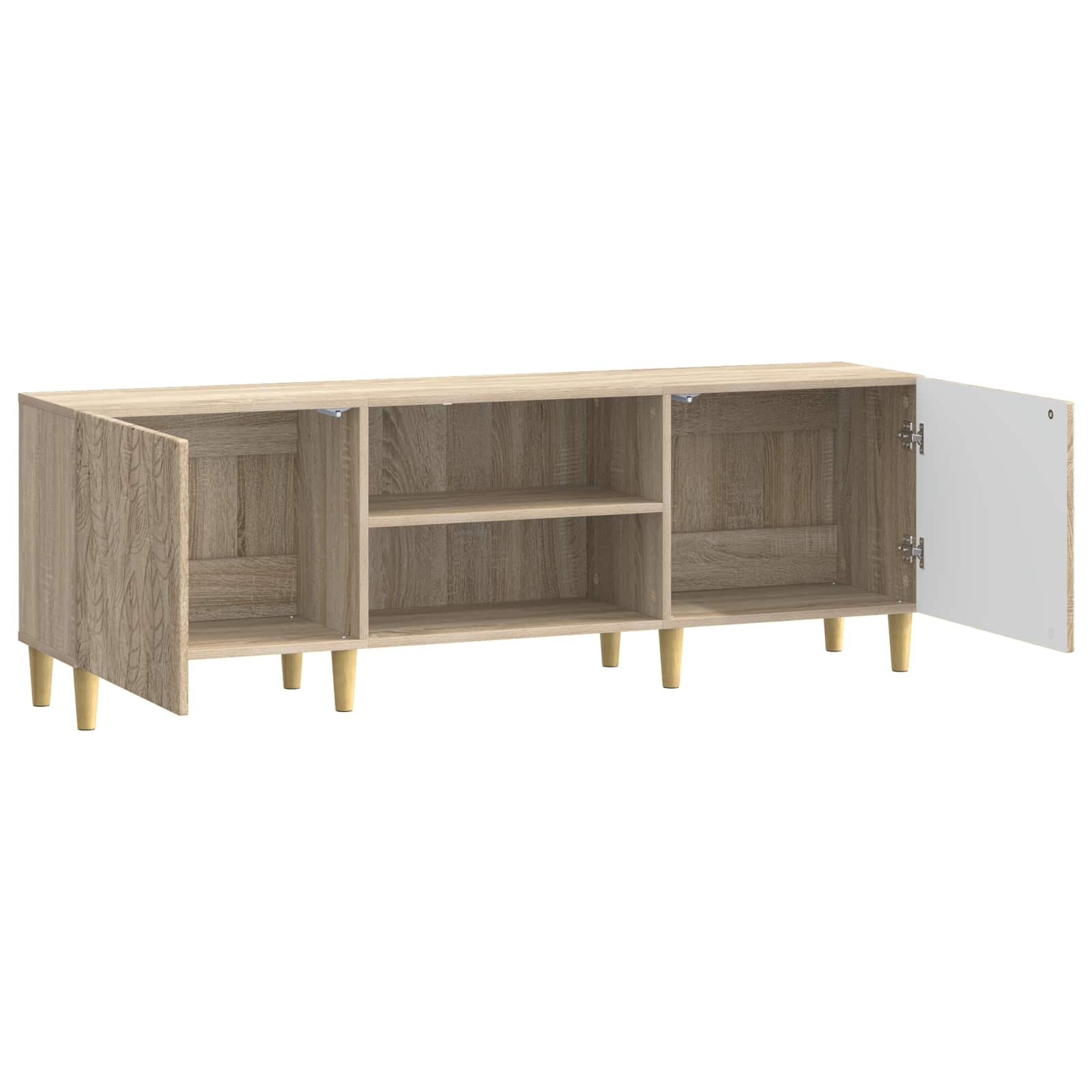 TV-kast 150 x 31 x 50 cm Sonoma Eiken Bewerkt hout – afbeelding 4