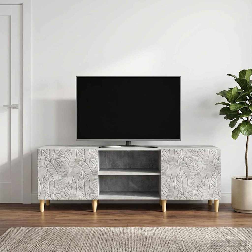TV-kast 150 x 31 x 50 cm Betongrijs Bewerkt hout – afbeelding 3