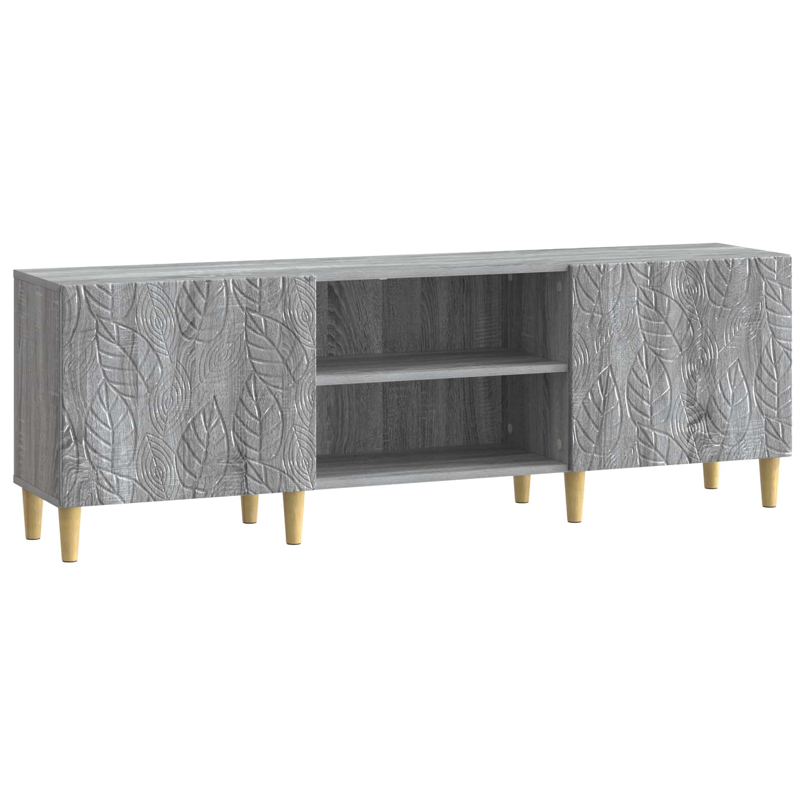 TV-kast 150 x 31 x 50 cm Grijs Sonoma Bewerkt hout – afbeelding 2