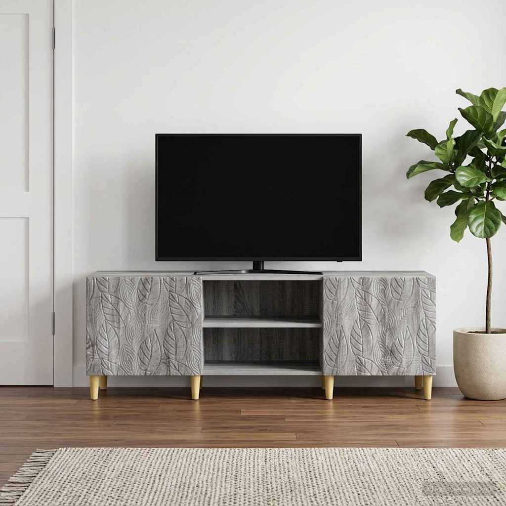 TV-kast 150 x 31 x 50 cm Grijs Sonoma Bewerkt hout – afbeelding 3