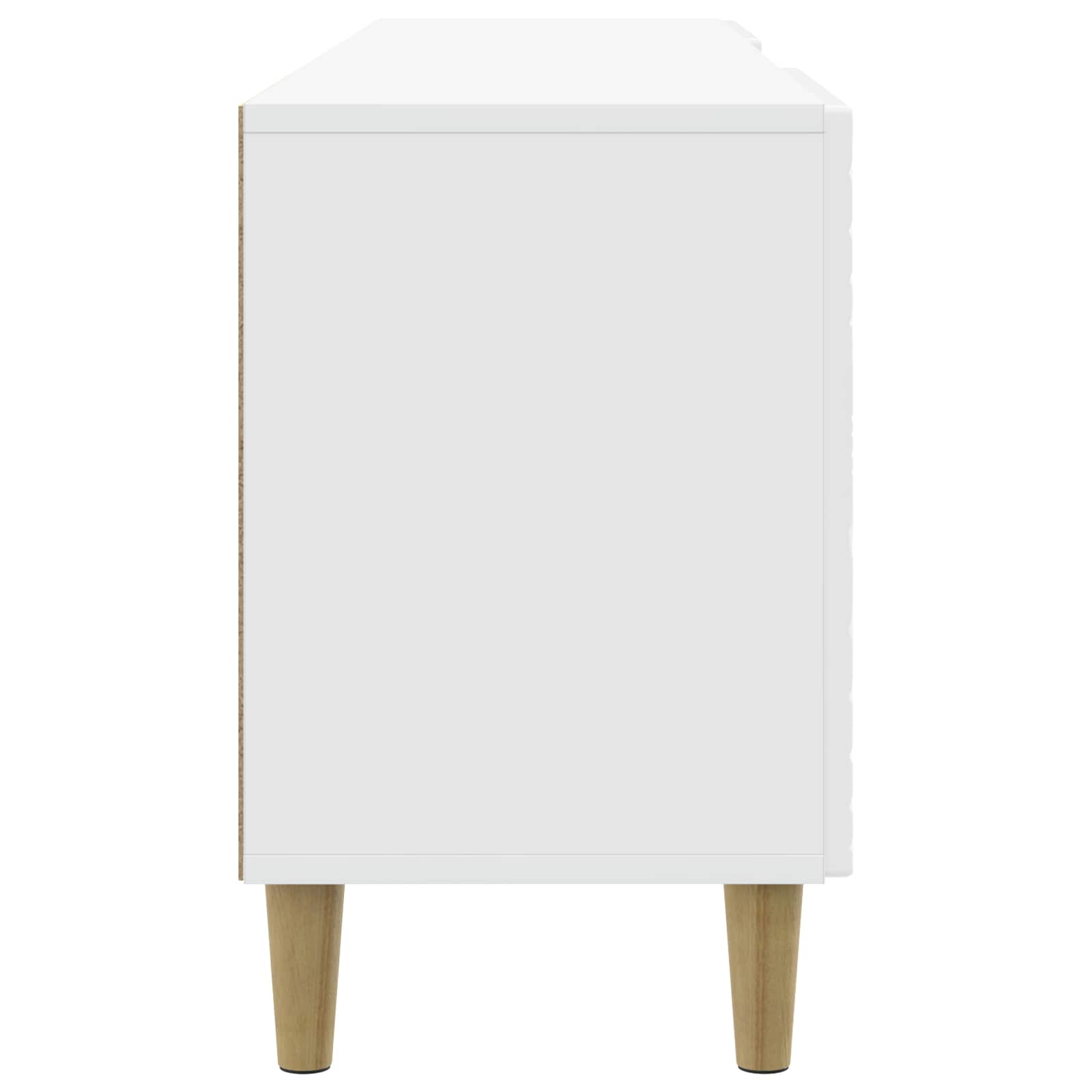 TV-kast 102 x 34,5 x 50 cm Hoogglans Wit Bewerkt hout – afbeelding 6