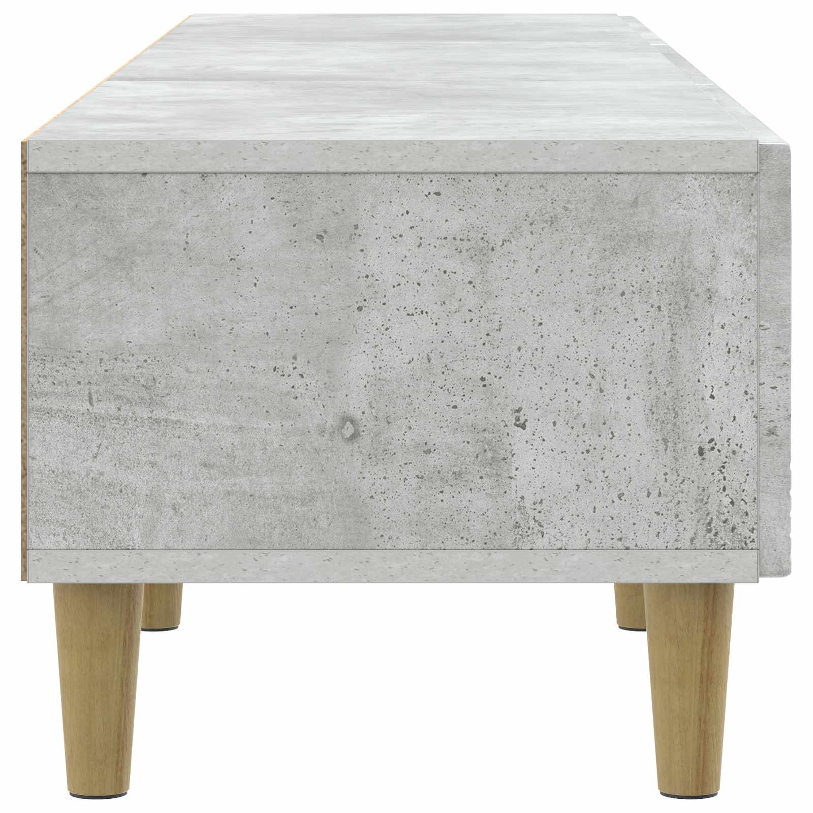 TV-kast 147 x 34,5 x 30 cm Betongrijs Bewerkt hout – afbeelding 6