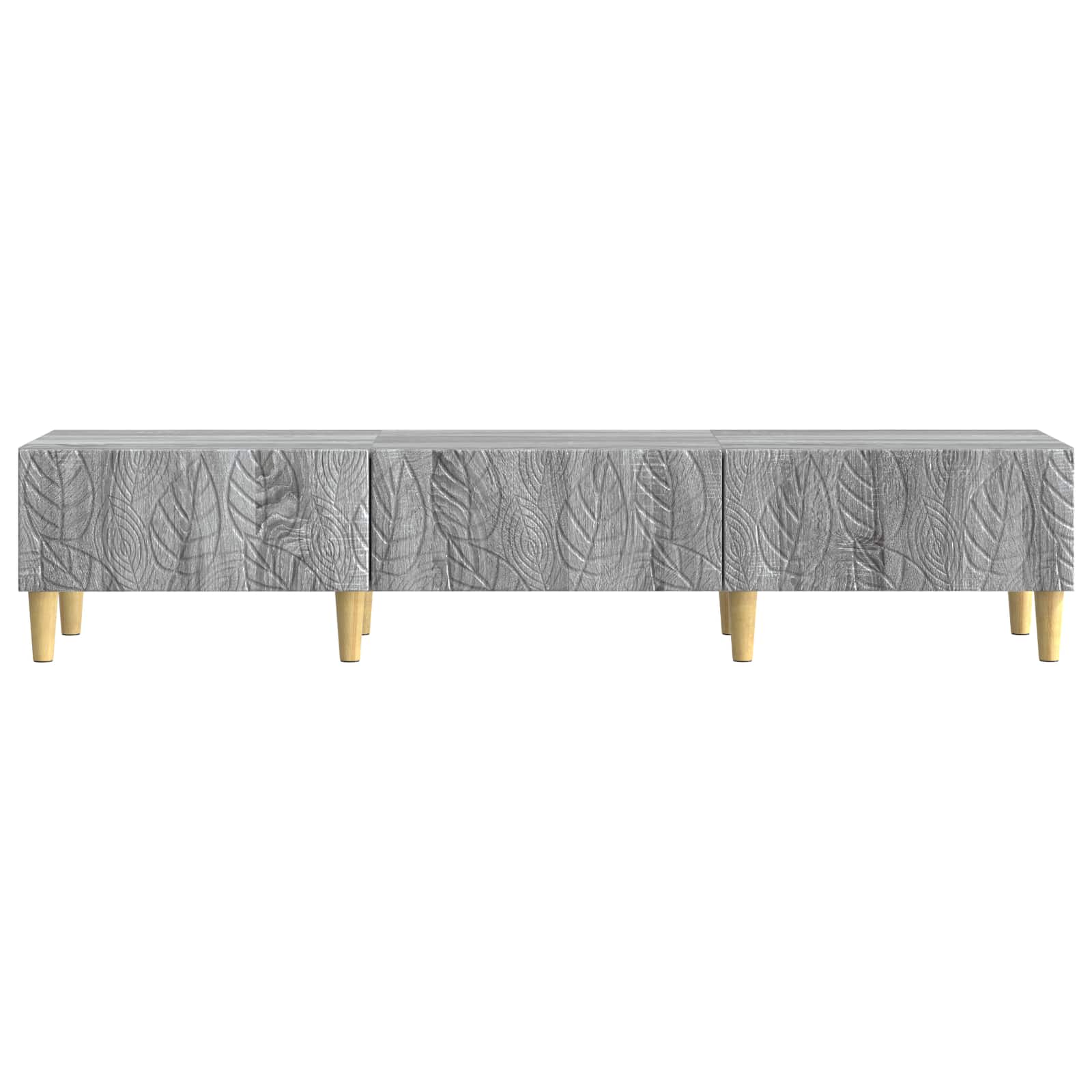 TV-kast 147 x 34,5 x 30 cm Grijs Sonoma Bewerkt hout – afbeelding 5