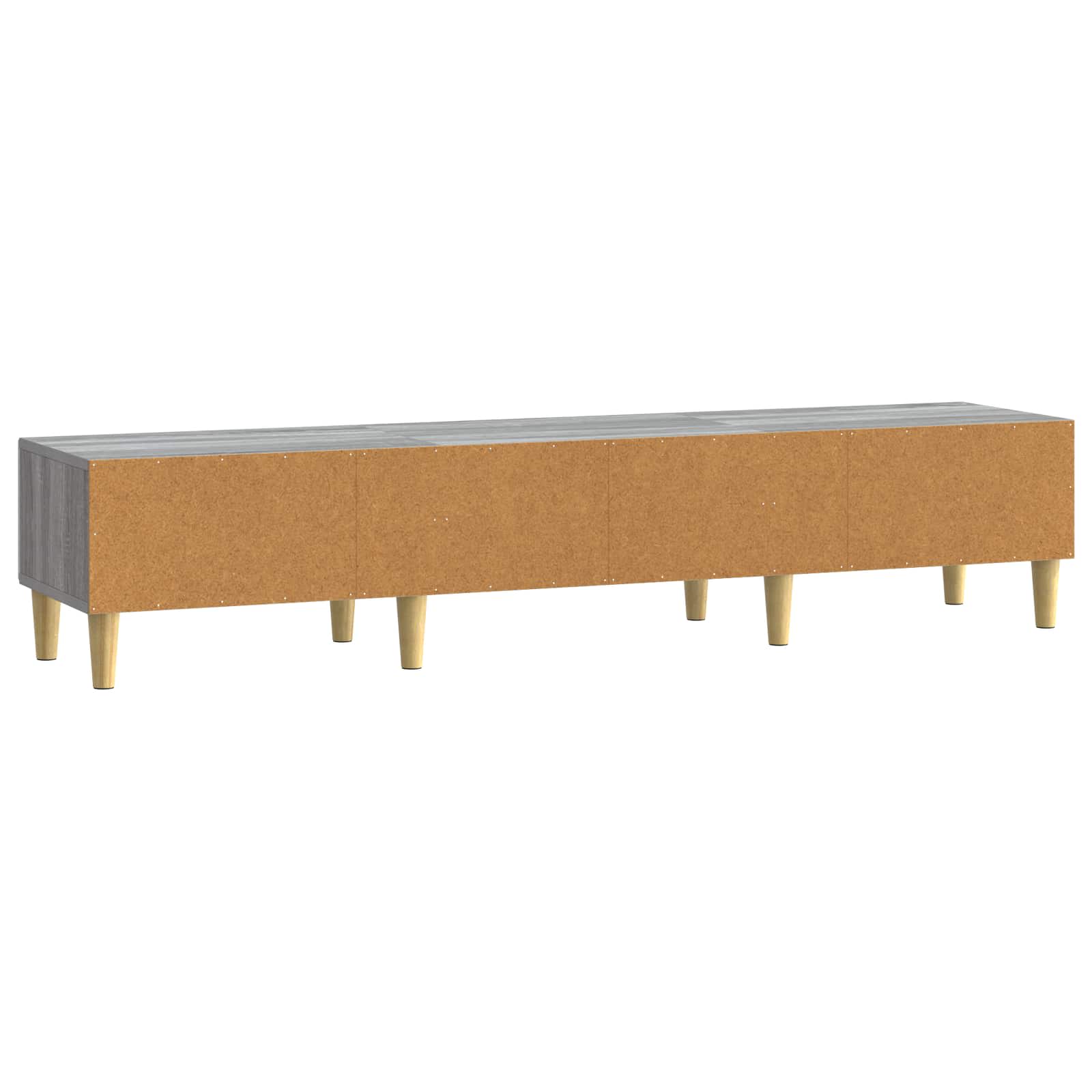 TV-kast 147 x 34,5 x 30 cm Grijs Sonoma Bewerkt hout – afbeelding 7