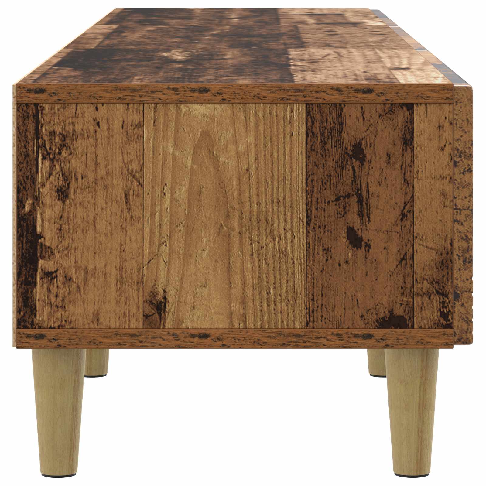 TV-kast 147 x 34,5 x 30 cm Oud hout Bewerkt hout – afbeelding 6