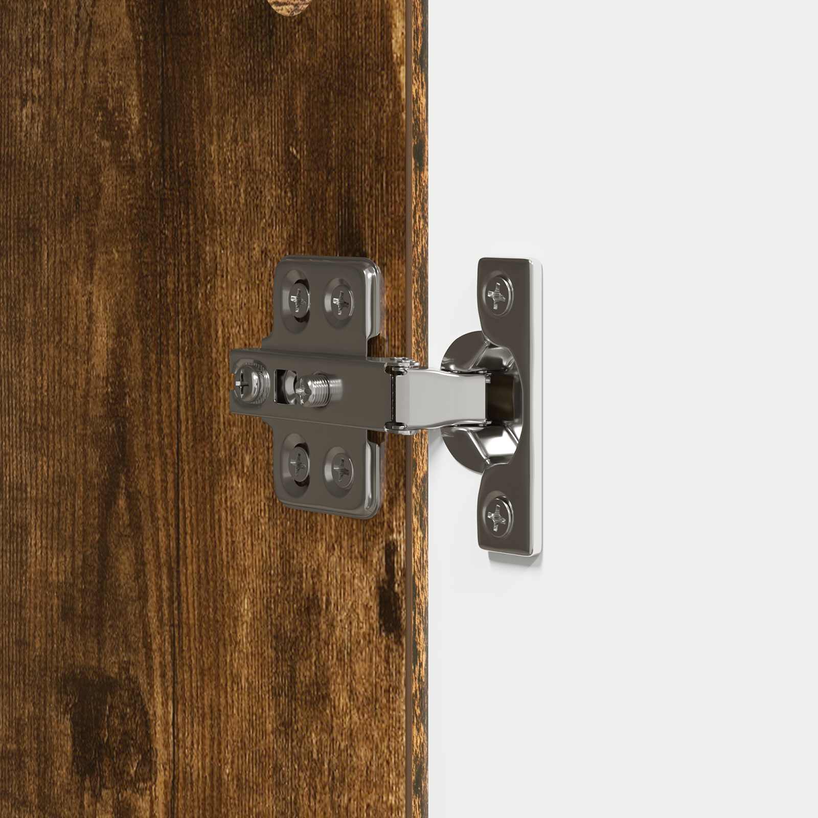 TV-kast 99 x 34,5 x 50 cm Gerookt eiken Bewerkt hout – afbeelding 8