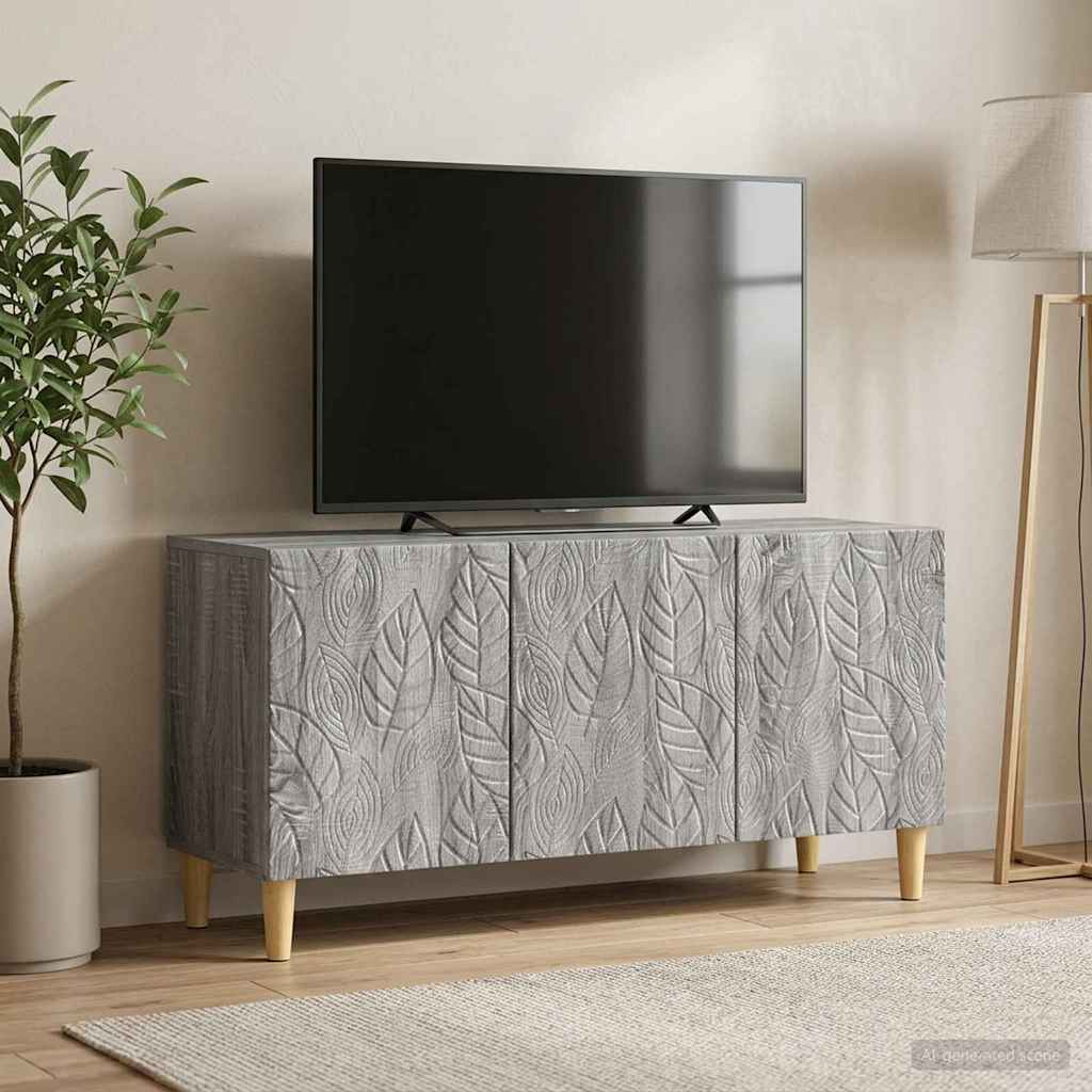 TV-kast 99 x 34,5 x 50 cm Grijs Sonoma Bewerkt hout – afbeelding 3