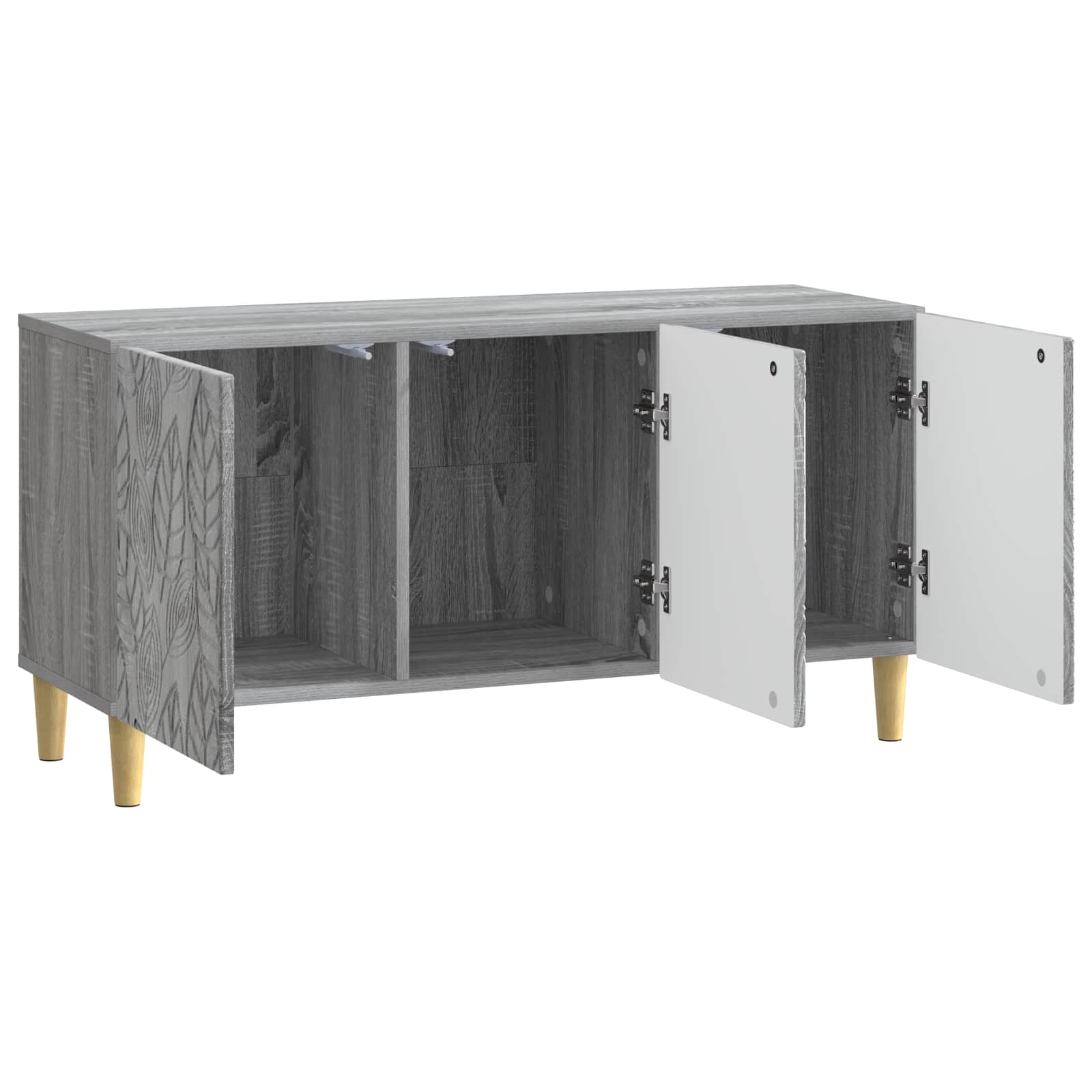 TV-kast 99 x 34,5 x 50 cm Grijs Sonoma Bewerkt hout – afbeelding 4