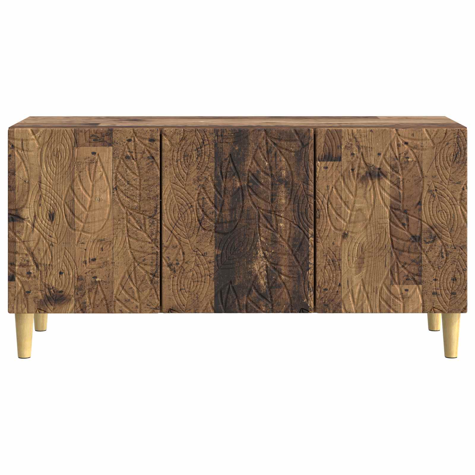 TV-kast 99 x 34,5 x 50 cm Oud hout Bewerkt hout – afbeelding 5