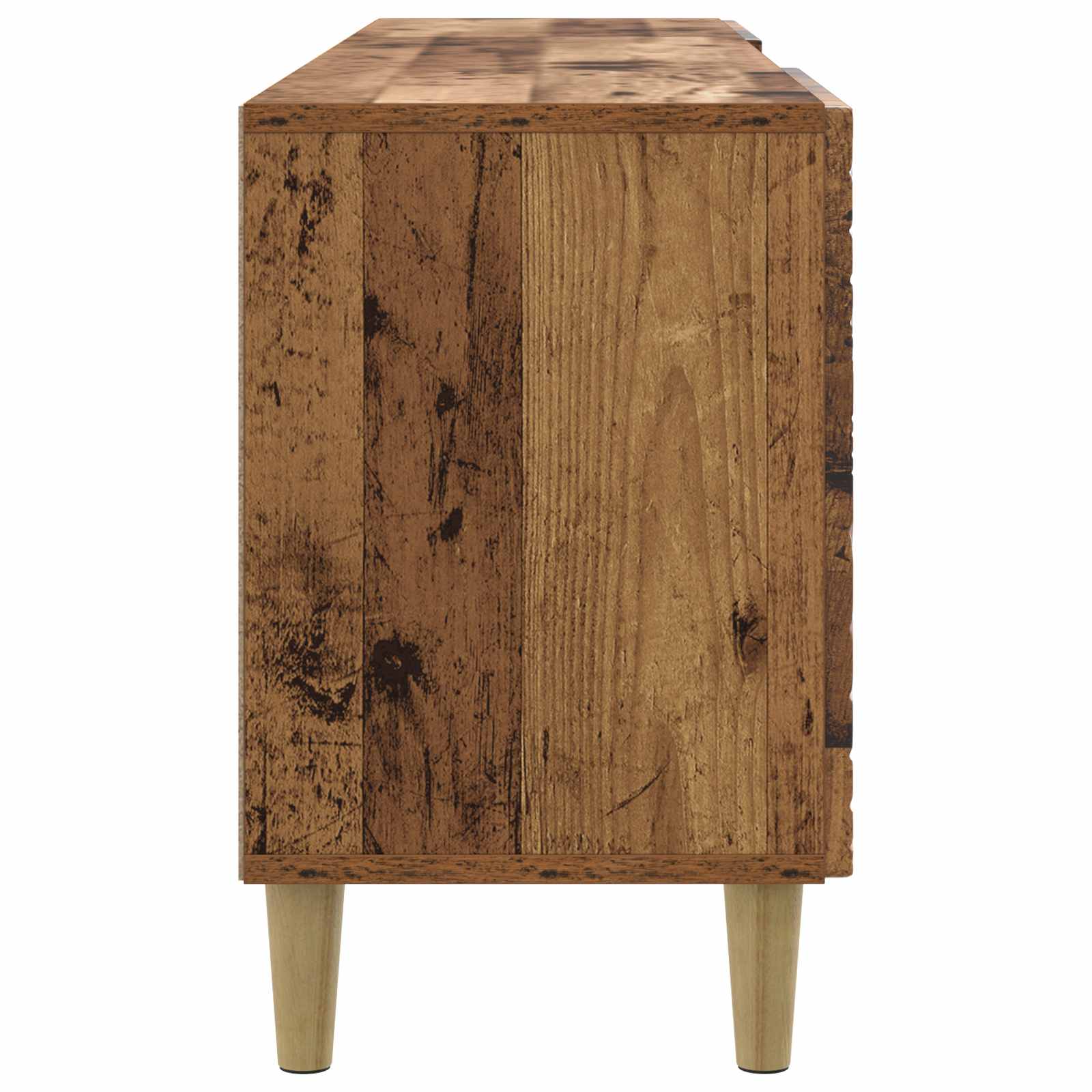 TV-kast 99 x 34,5 x 50 cm Oud hout Bewerkt hout – afbeelding 6