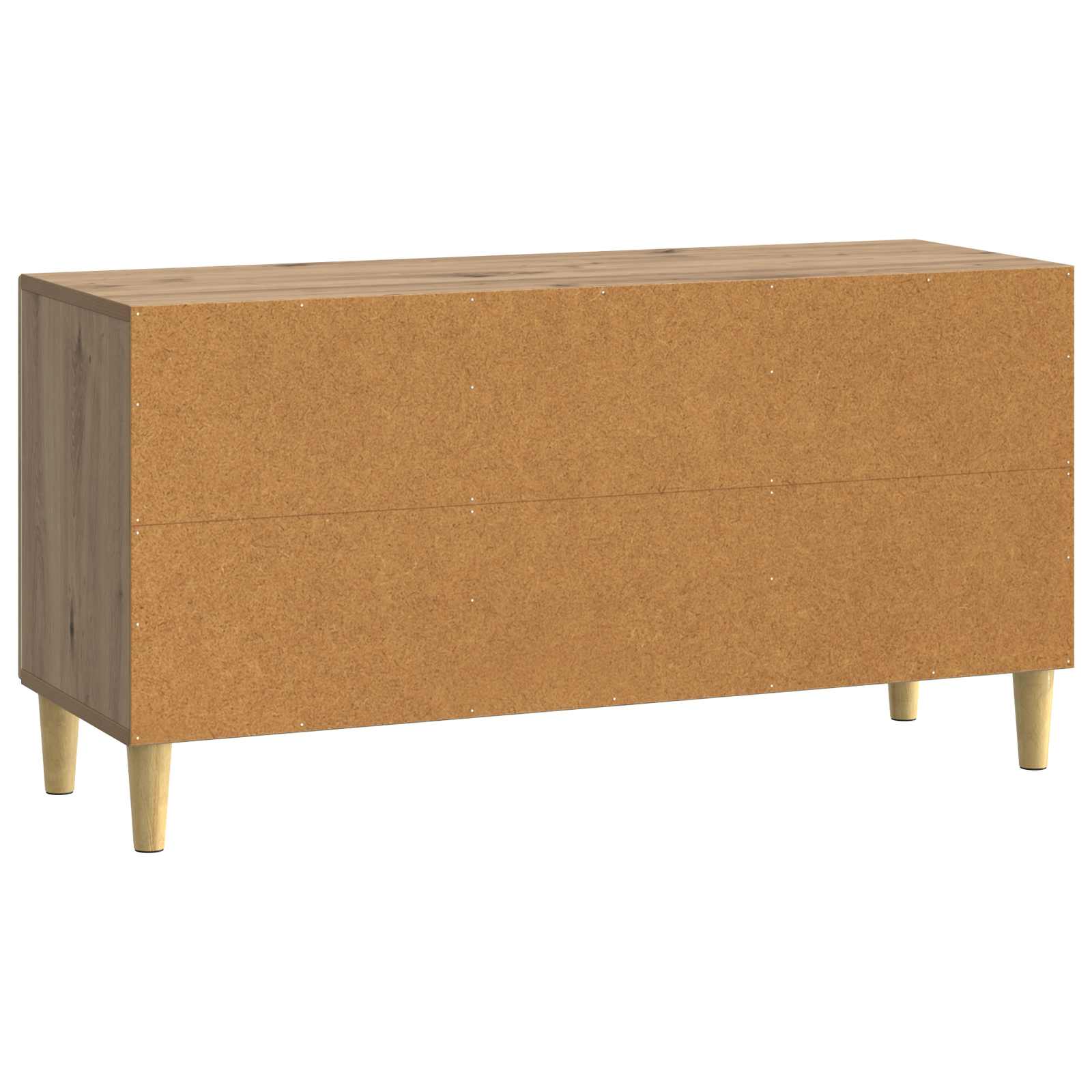 TV-kast 99 x 34,5 x 50 cm Artisanaal eiken Bewerkt hout – afbeelding 7
