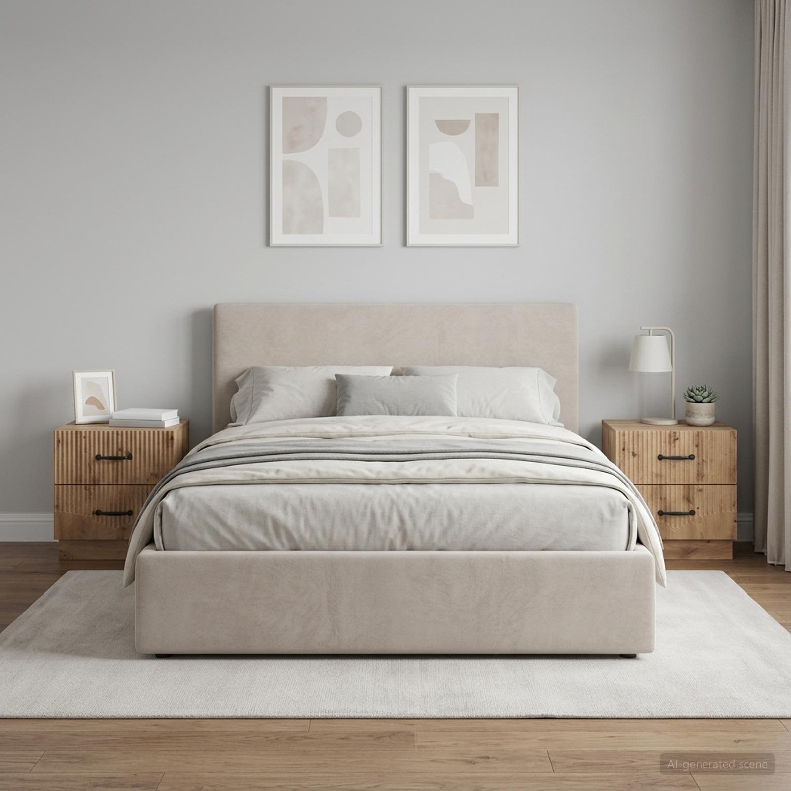 Nachtkastje met lade 2 pcs Artisanaal eiken 43 x 34,5 x 44,5 cm