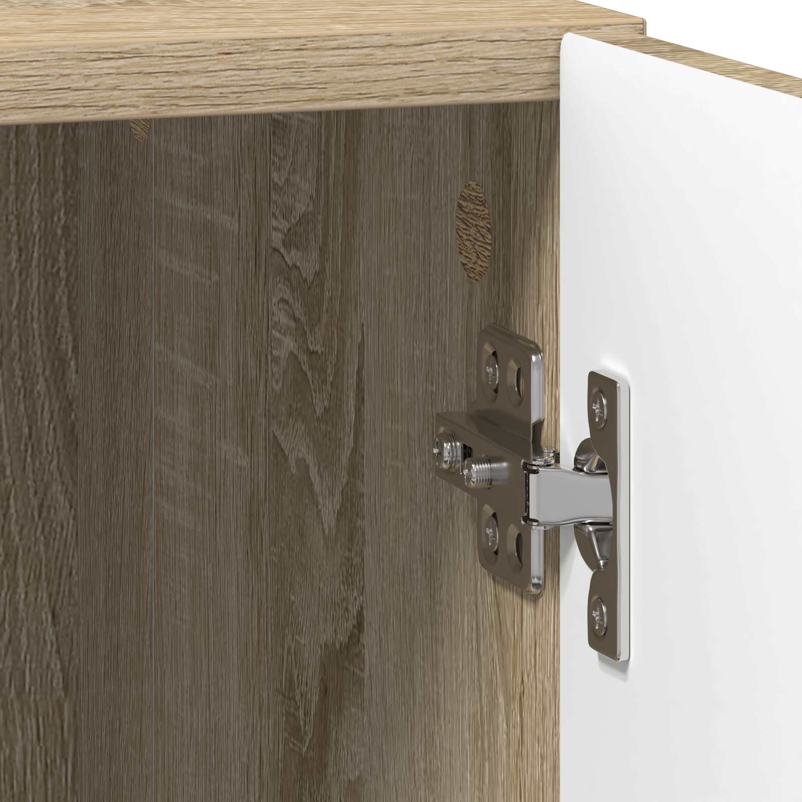 Nachtkastje Sonoma Eiken 43 x 34,5 x 47 cm Bewerkt hout – afbeelding 10