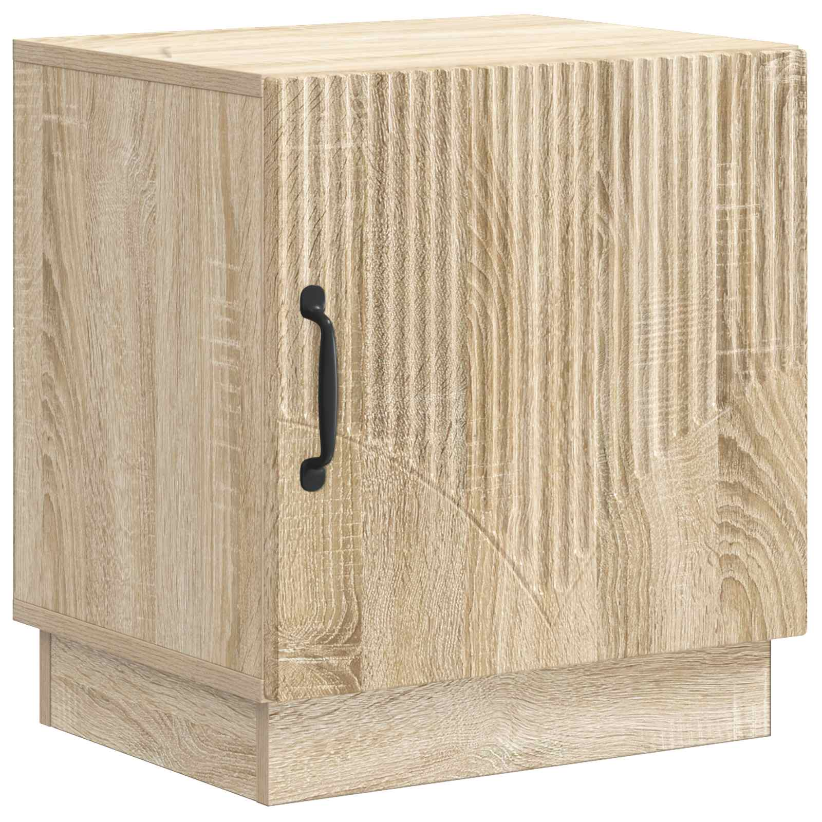Nachtkastje Sonoma Eiken 43 x 34,5 x 47 cm Bewerkt hout – afbeelding 2