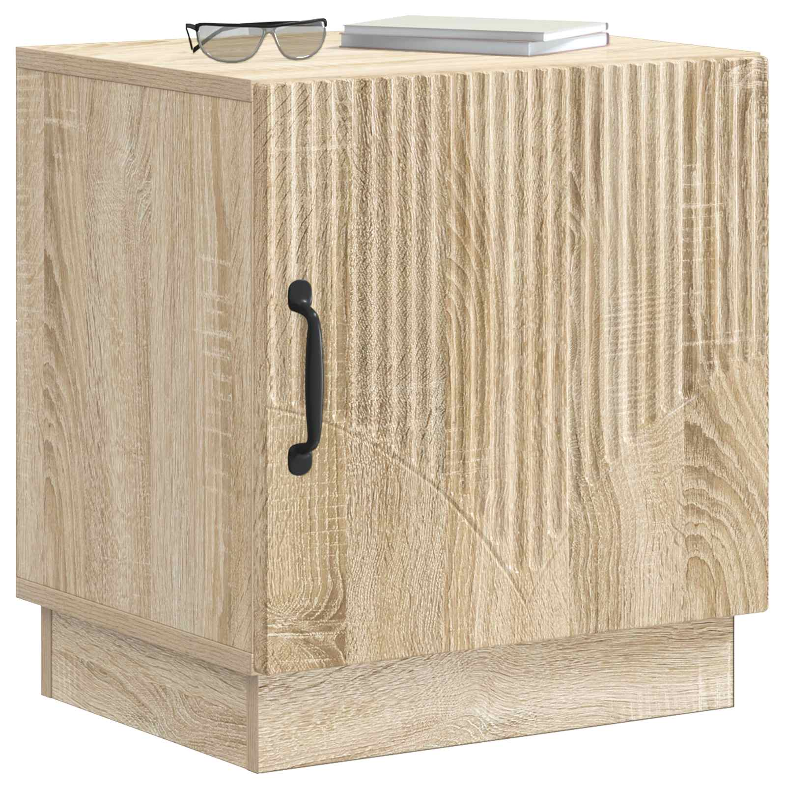 Nachtkastje Sonoma Eiken 43 x 34,5 x 47 cm Bewerkt hout – afbeelding 3