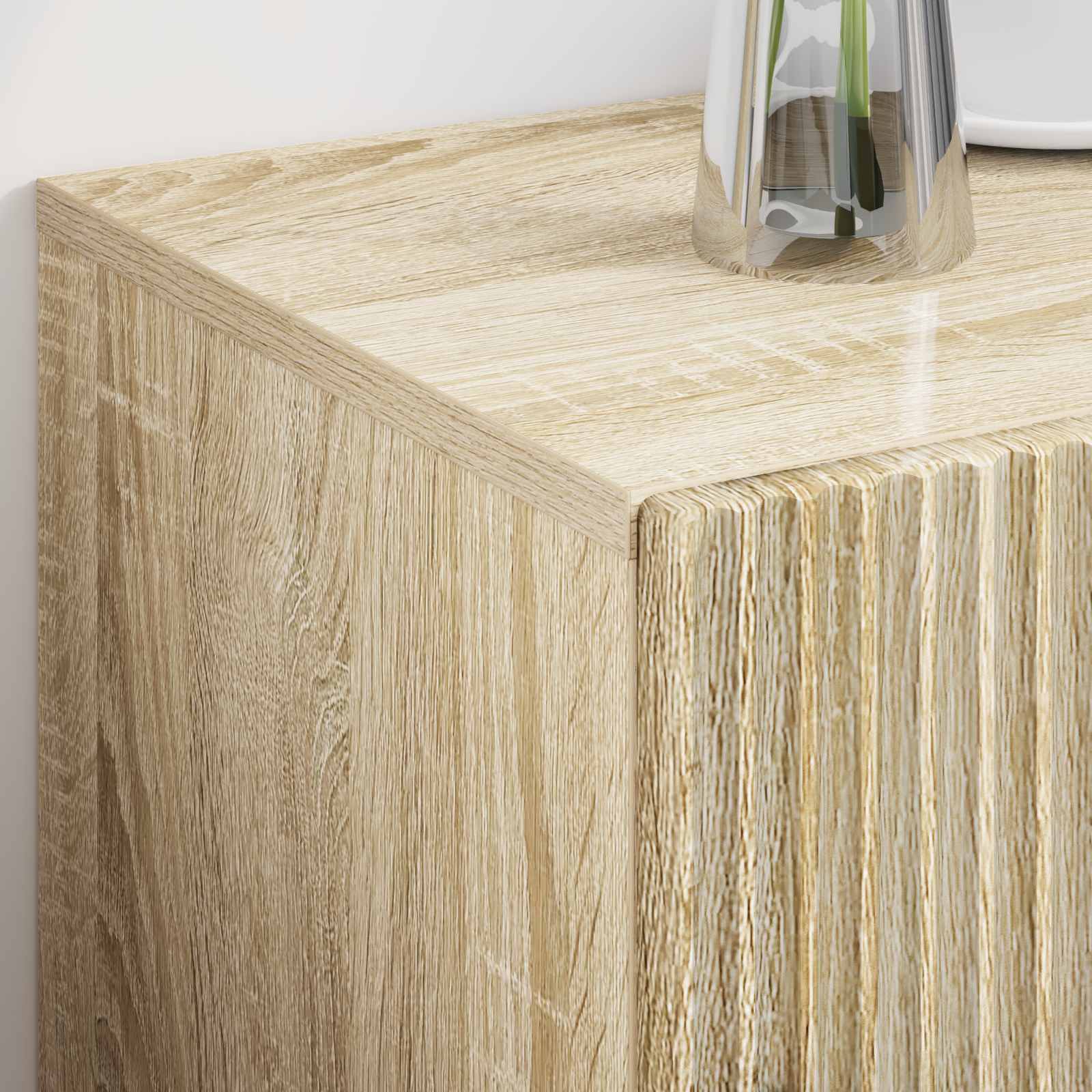 Nachtkastje Sonoma Eiken 43 x 34,5 x 47 cm Bewerkt hout – afbeelding 4