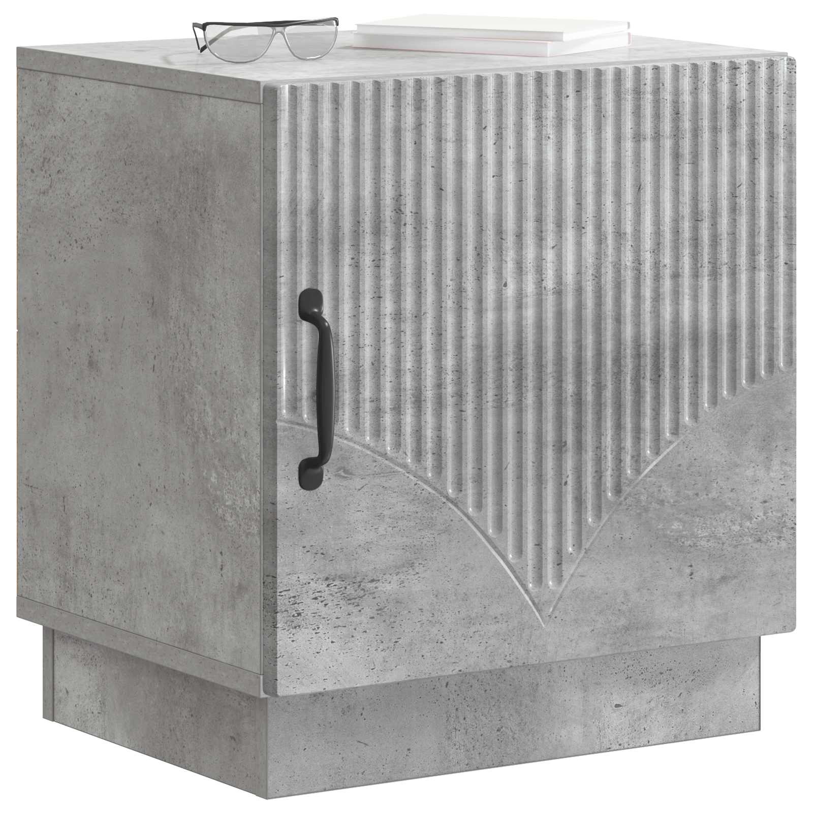 Nachtkastje Concerte Grijs 43 x 34,5 x 47 cm Bewerkt hout – afbeelding 3