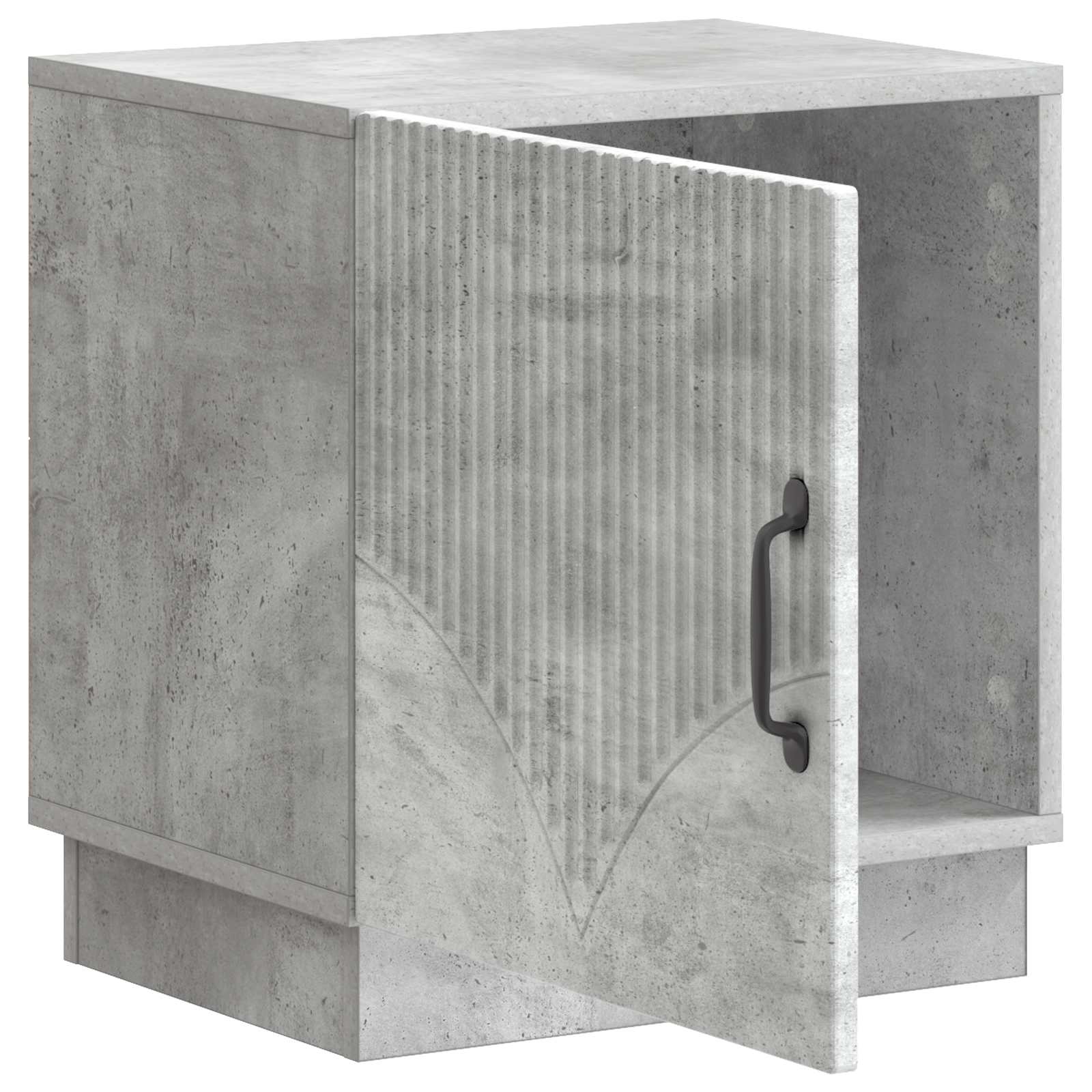 Nachtkastje Concerte Grijs 43 x 34,5 x 47 cm Bewerkt hout – afbeelding 4