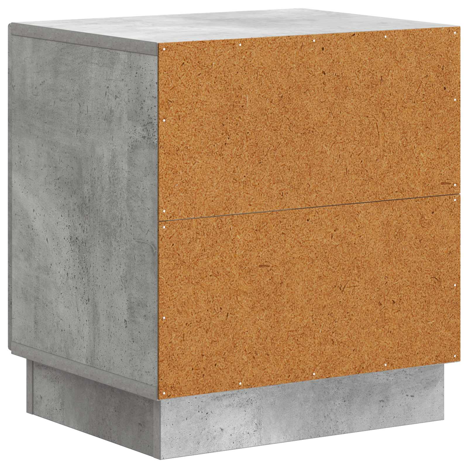 Nachtkastje Concerte Grijs 43 x 34,5 x 47 cm Bewerkt hout – afbeelding 7