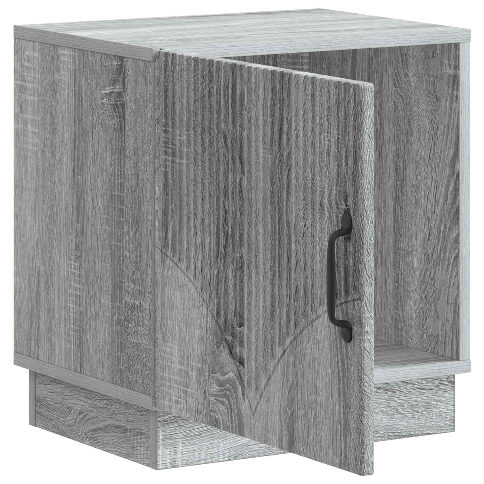 Nachtkastje Grijs Sonoma 43 x 34,5 x 47 cm Bewerkt hout – afbeelding 4