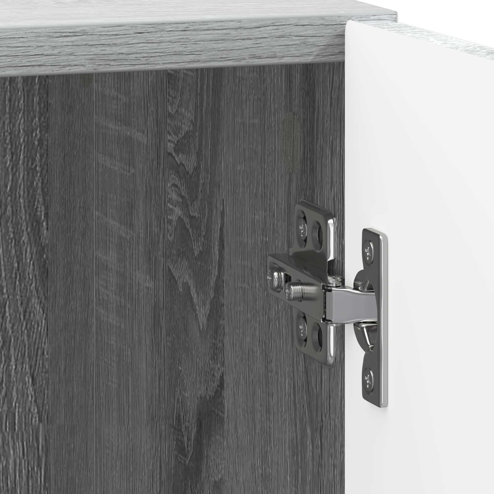 Nachtkastje Grijs Sonoma 43 x 34,5 x 47 cm Bewerkt hout – afbeelding 9
