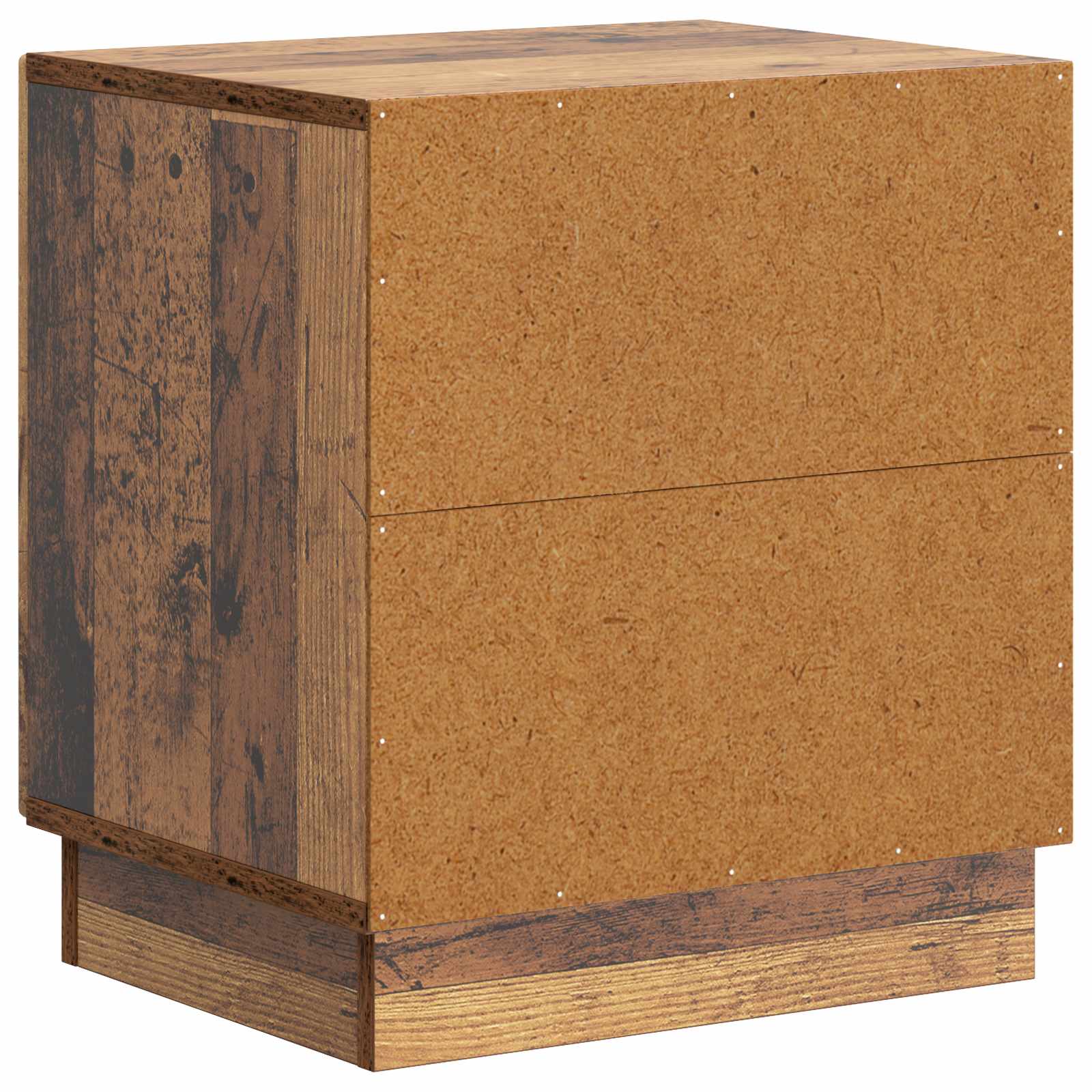 Nachtkastje Oud hout 43 x 34,5 x 47 cm Bewerkt hout – afbeelding 7