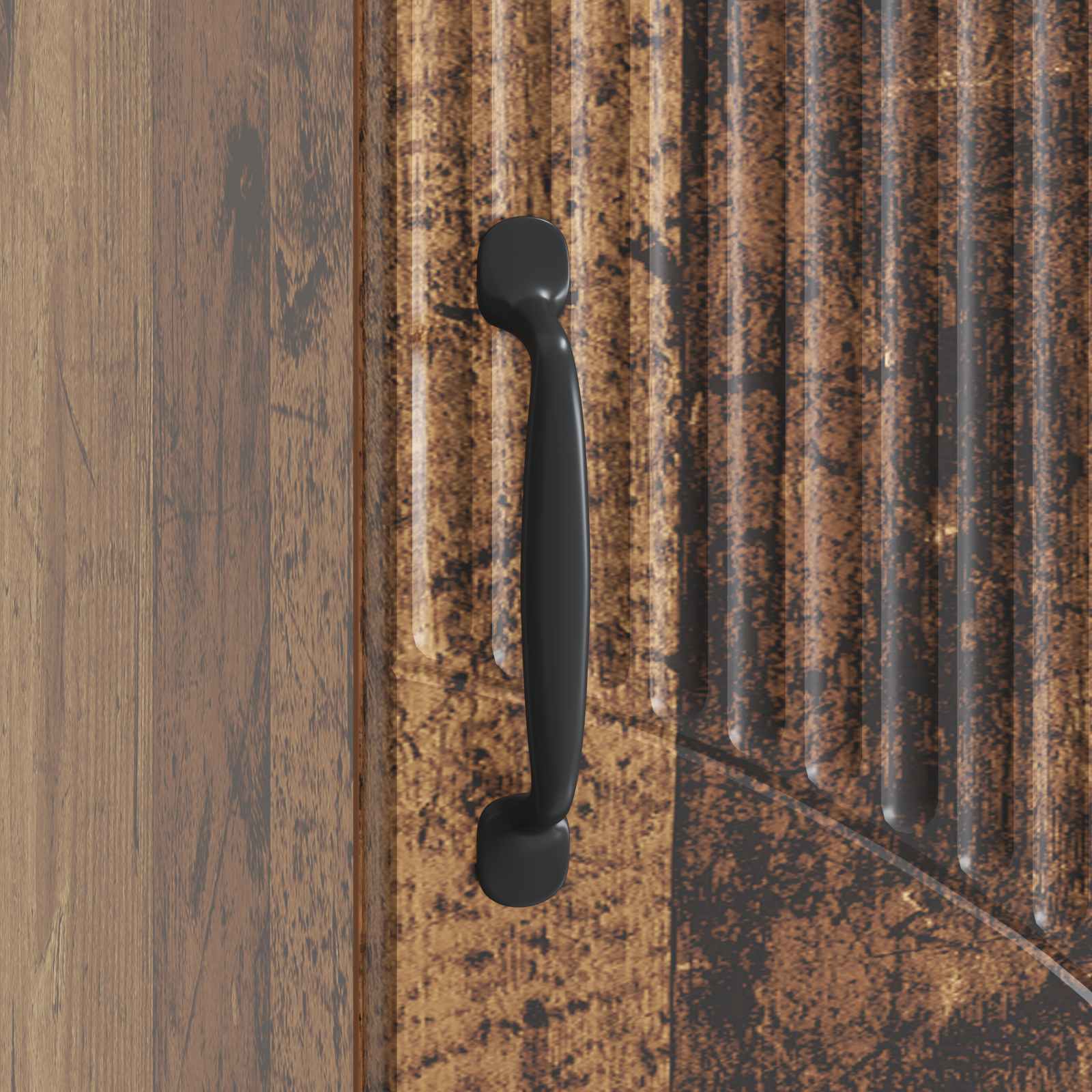 Nachtkastje Oud hout 43 x 34,5 x 47 cm Bewerkt hout – afbeelding 8