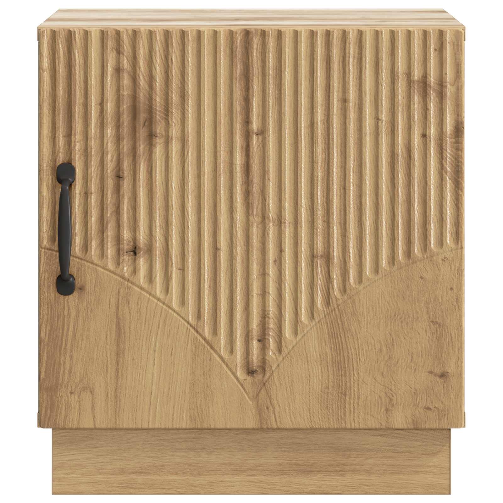 Nachtkastje Artisanaal eiken 43 x 34,5 x 47 cm Bewerkt hout – afbeelding 5