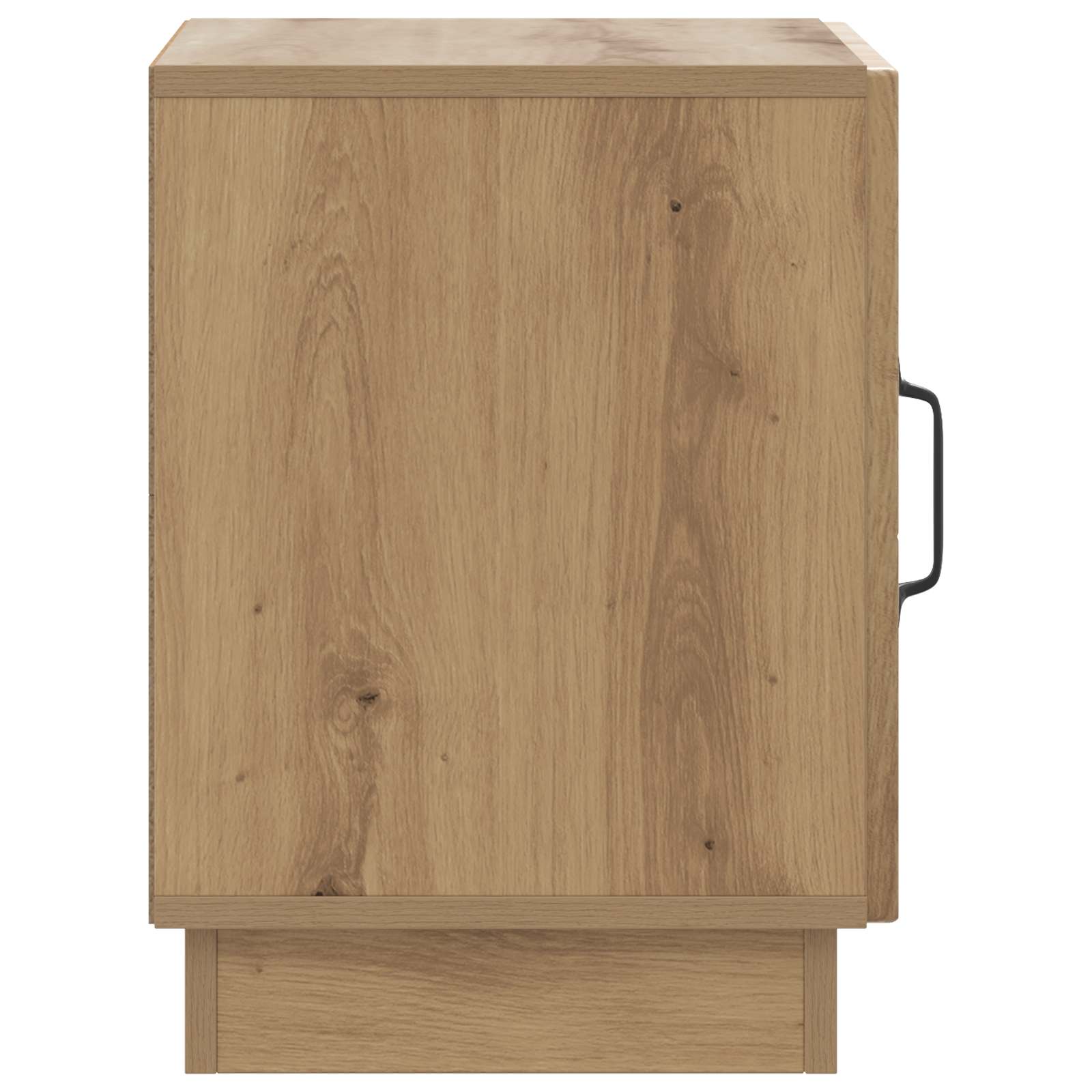 Nachtkastje Artisanaal eiken 43 x 34,5 x 47 cm Bewerkt hout – afbeelding 6