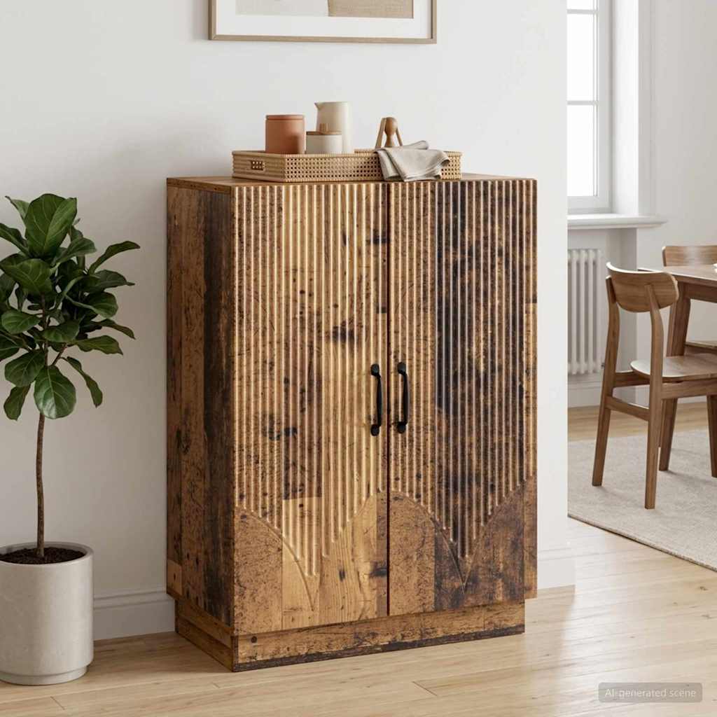 Dressoir Oud hout 66 x 34,5 x 87 cm Bewerkt hout