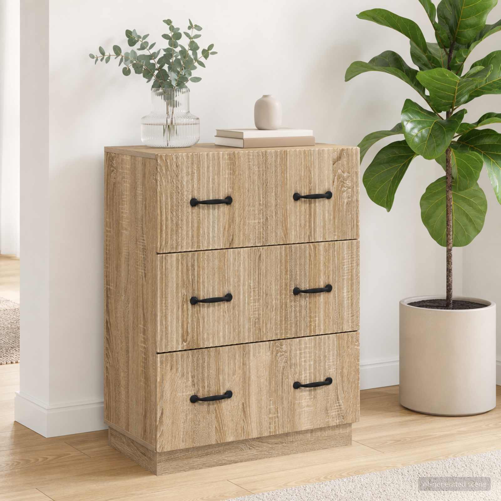 Ladenkast Sonoma Eiken 66 x 34,5 x 87 cm Bewerkt hout