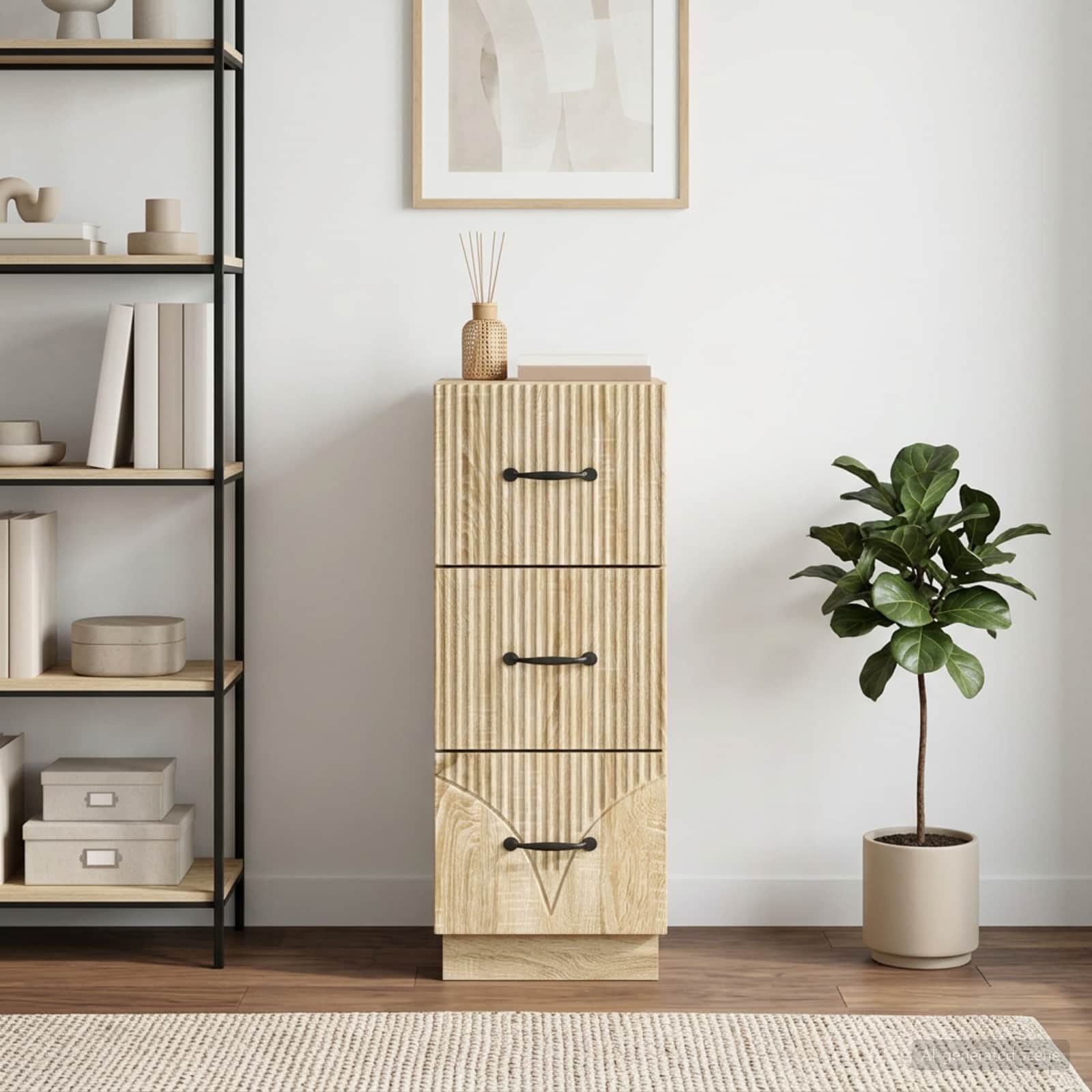 Ladenkast Sonoma Eiken 33 x 34,5 x 87 cm Bewerkt hout