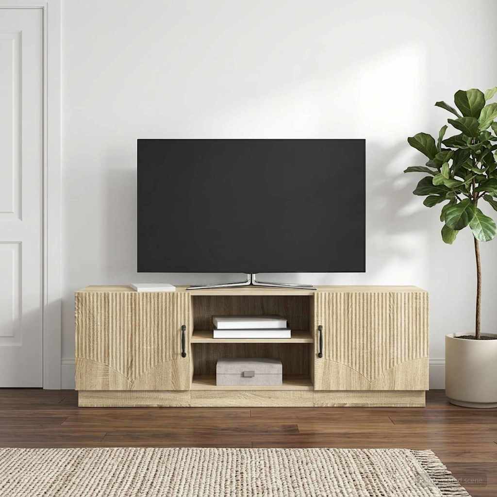 TV-kast Sonoma Eiken 150 x 31 x 47 cm Bewerkt hout – afbeelding 1
