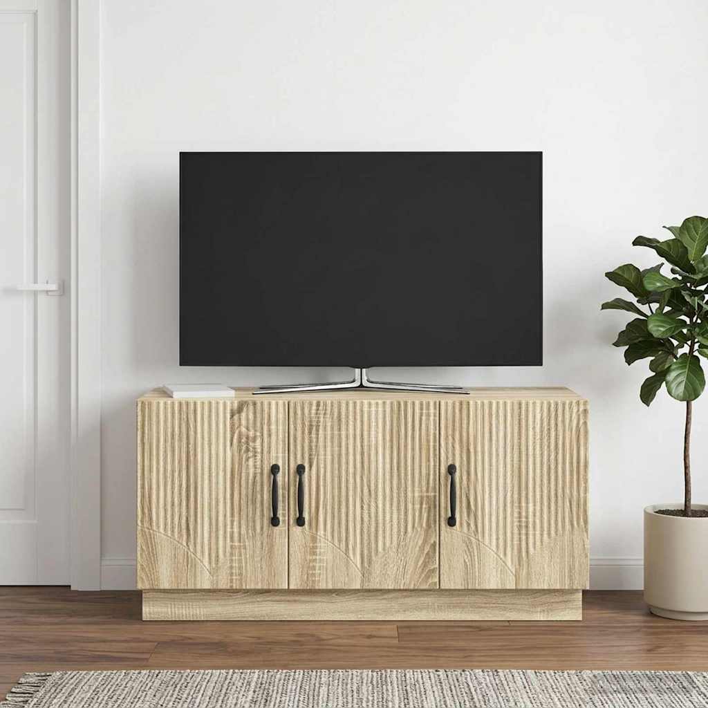 TV-kast Sonoma Eiken 99 x 34,5 x 47 cm Bewerkt hout