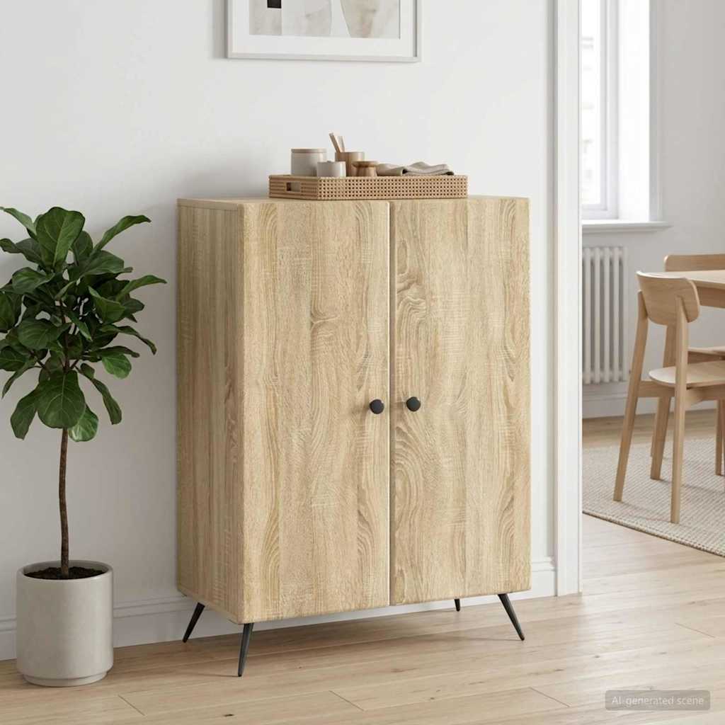 Dressoir Sonoma Eiken 66 x 34,5 x 90 cm Bewerkt hout