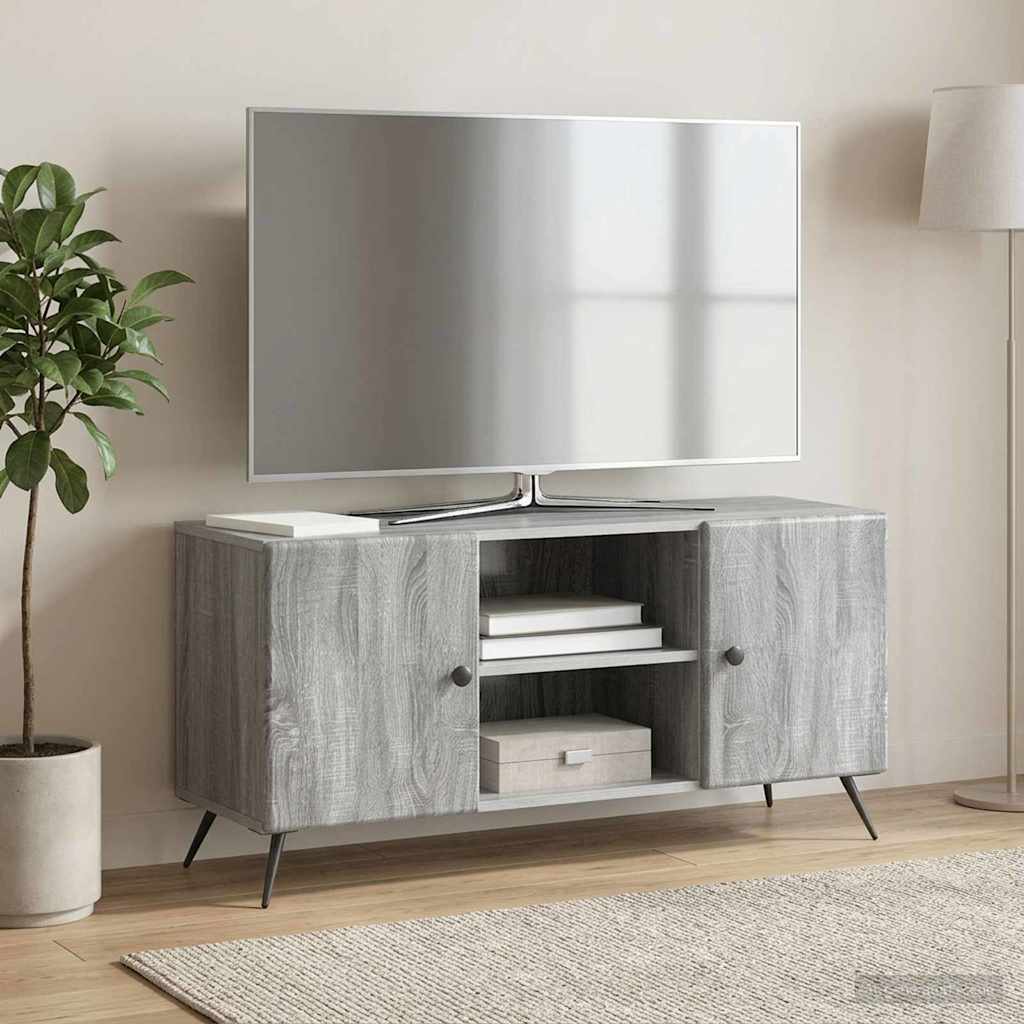 TV-kast Grijs sonoma 102 x 34,5 x 50 cm Bewerkt hout