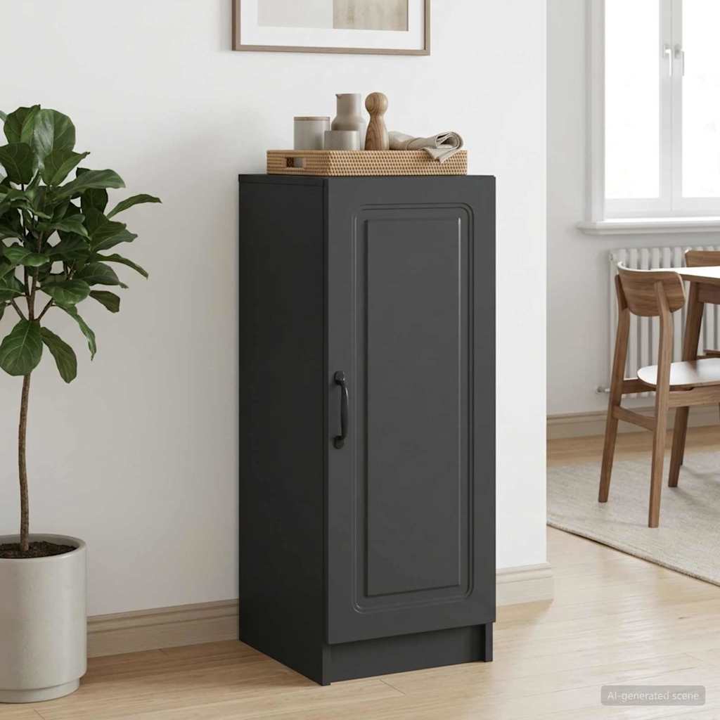 Dressoir Zwart 33 x 34,5 x 87 cm Bewerkt hout