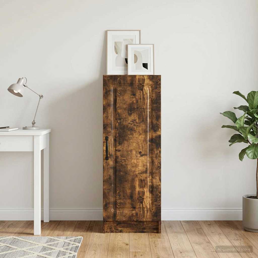 Dressoir Gerookt eiken 33 x 34,5 x 87 cm Bewerkt hout